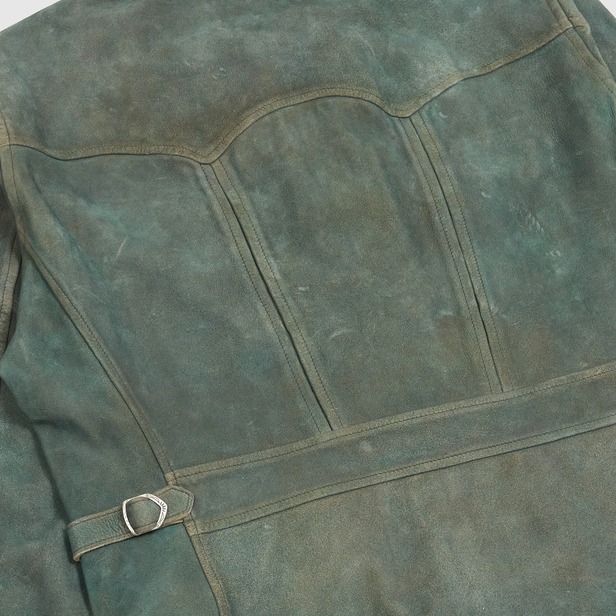 Double RL Indigo Dyed Unlined Soft Leatherjacket sold by DeeCee style product image thumbnail 4