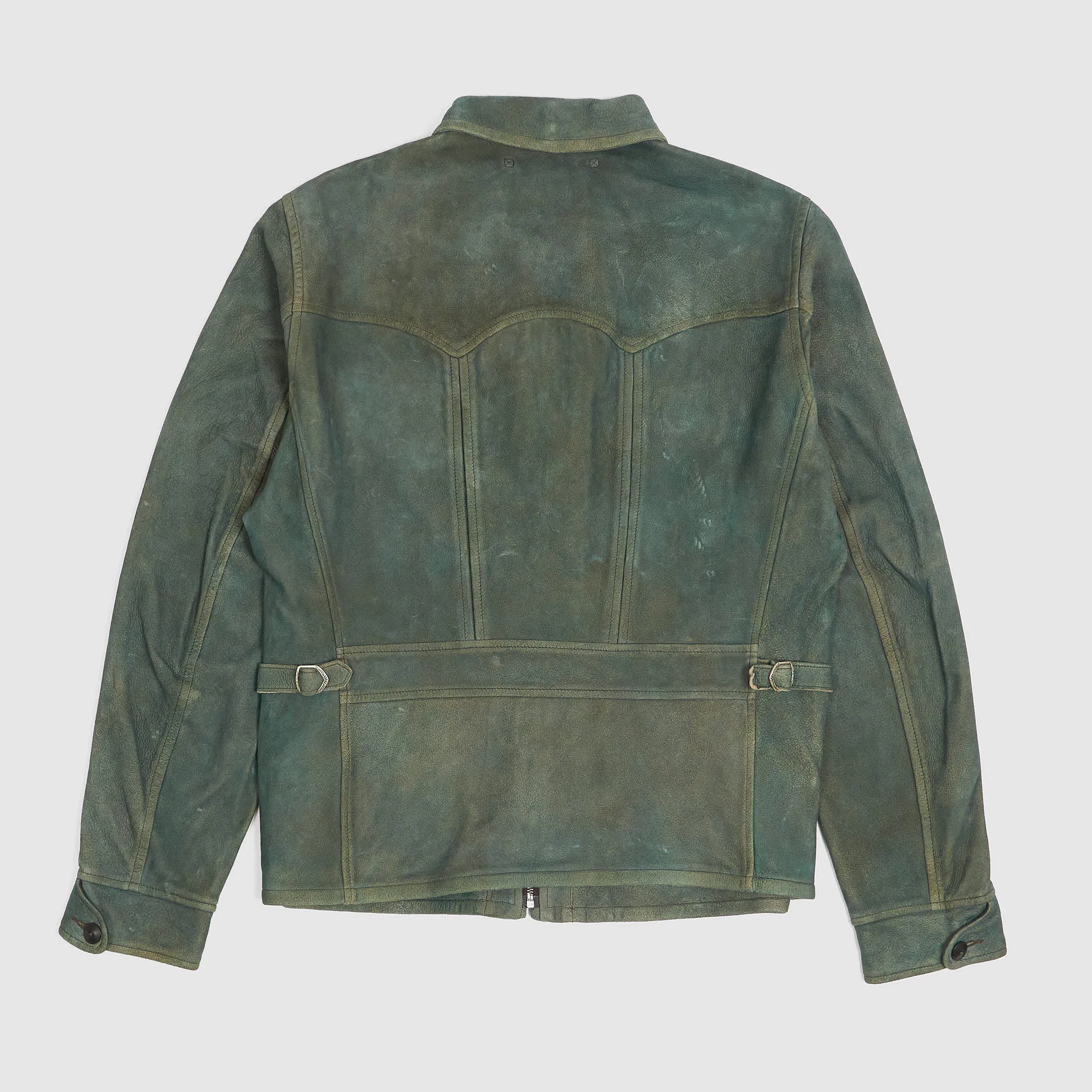 Double RL Indigo Dyed Unlined Soft Leatherjacket sold by DeeCee style product image thumbnail 3