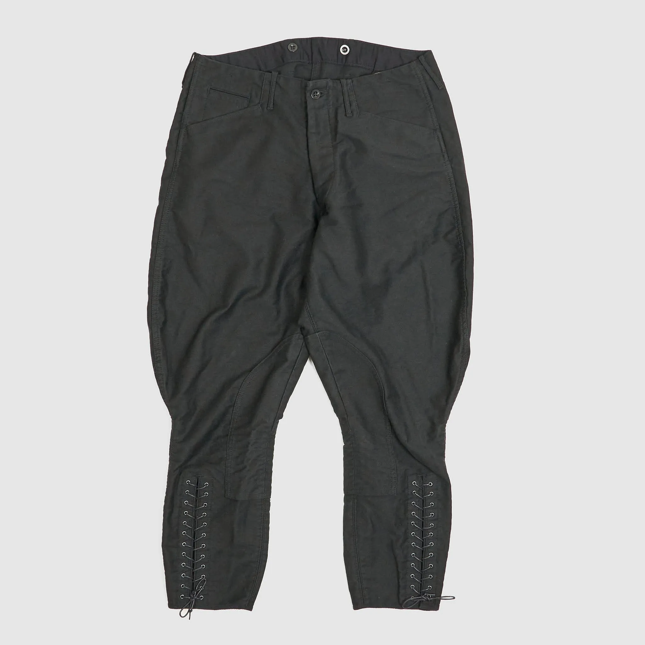 Black Sign Oiled Moleskin Winter Sheriff Breeches sold by DeeCee style