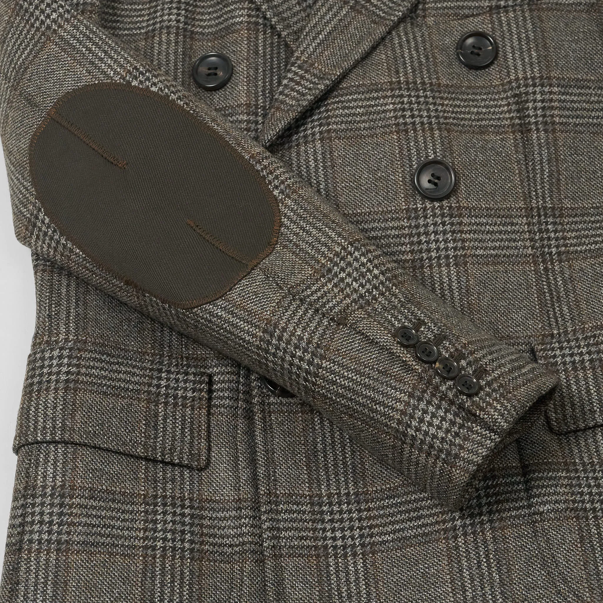 Junya Watanabe Man Glencheck Double Breasted Coat sold by DeeCee style product image thumbnail 4