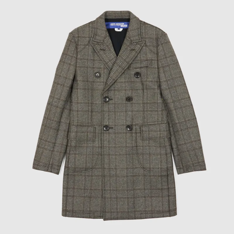 LINEN WOOL TWILL | BALMACAAN COAT | Parallel