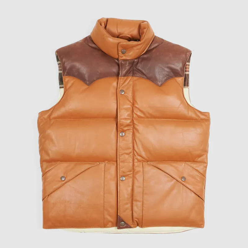 Penfield  Outback Leather Vest sold by DeeCee style