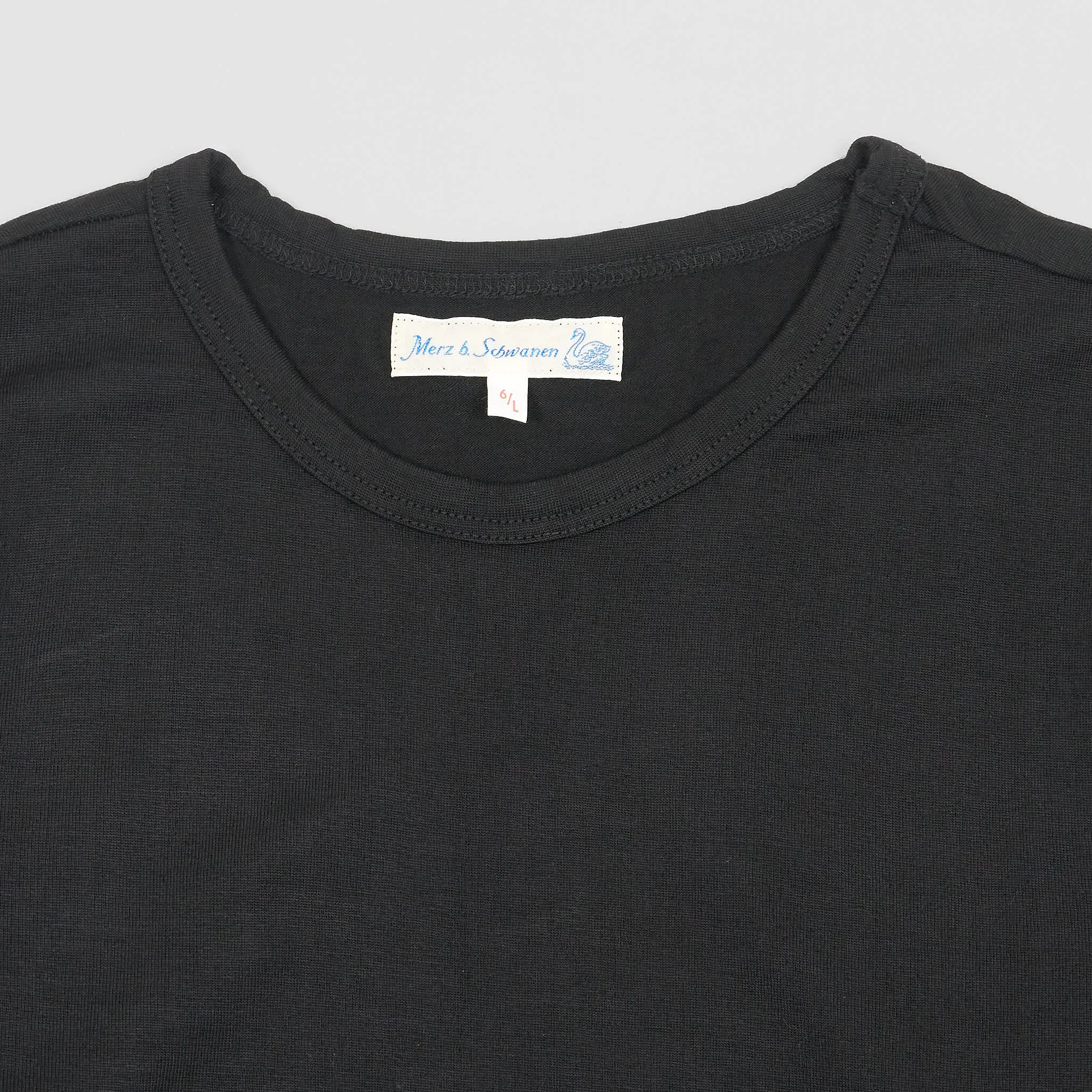 Merz b. Schwanen Merino Long Sleeves Crew Neck T-Shirt sold by DeeCee style product image thumbnail 3