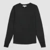 Merz b. Schwanen Merino Long Sleeves Crew Neck T-Shirt sold by DeeCee style