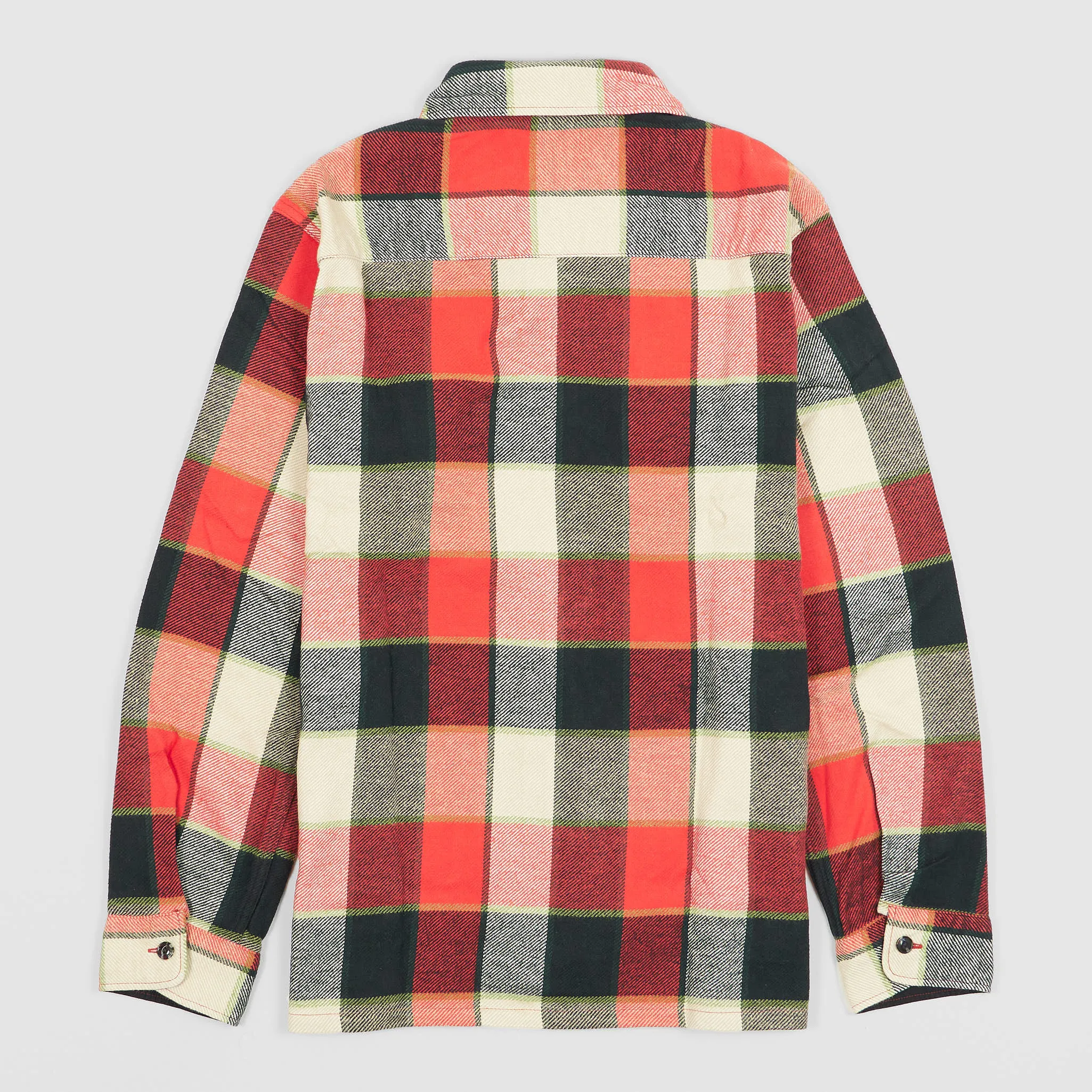 Sugar Cane Full-Zip Plaid Overshirt Jacket sold by DeeCee style product image thumbnail 3