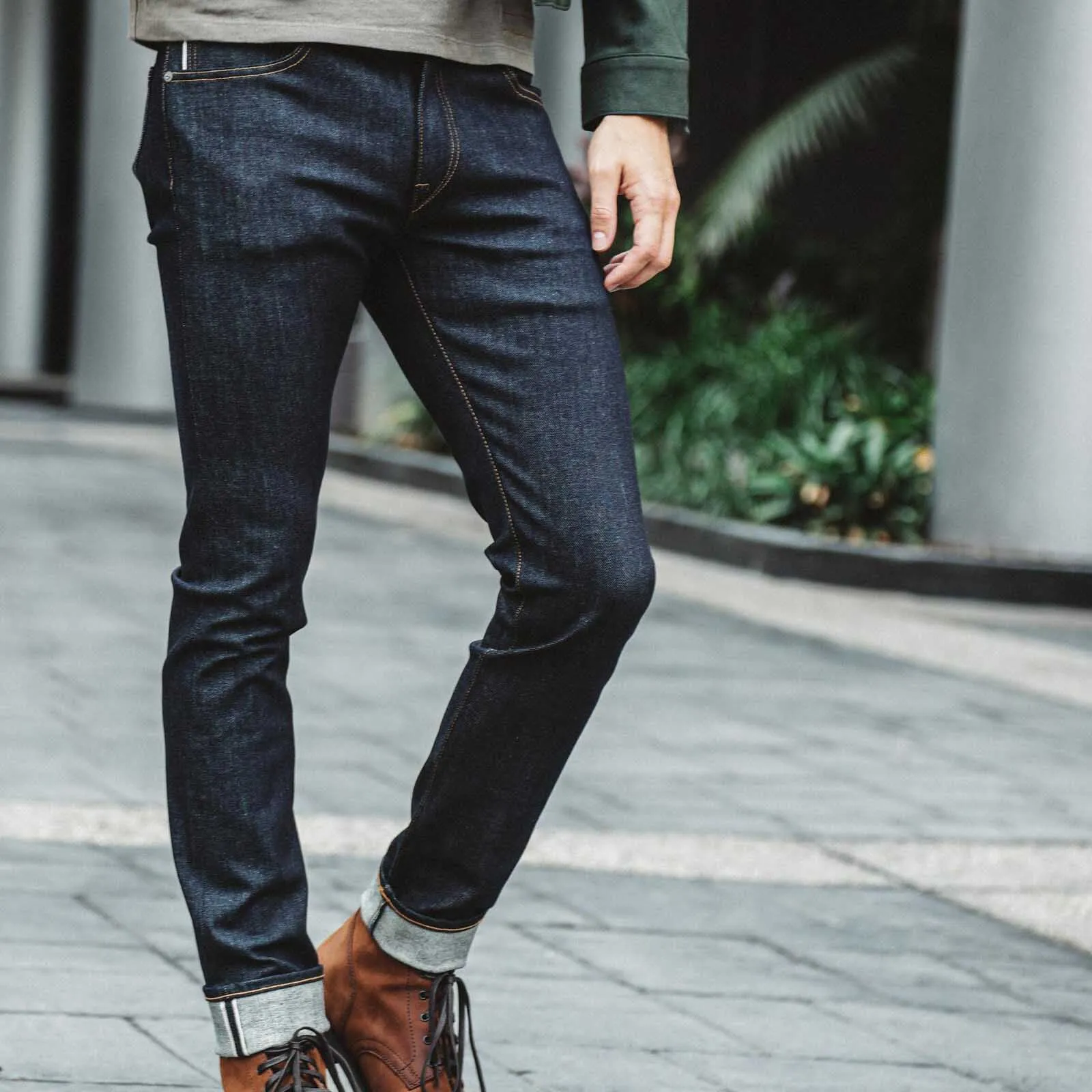 Hiroshi Kato The Scissors Zip Fly Raw Selvage Denim Jeans Skinny Slim sold by DeeCee style product image thumbnail 2