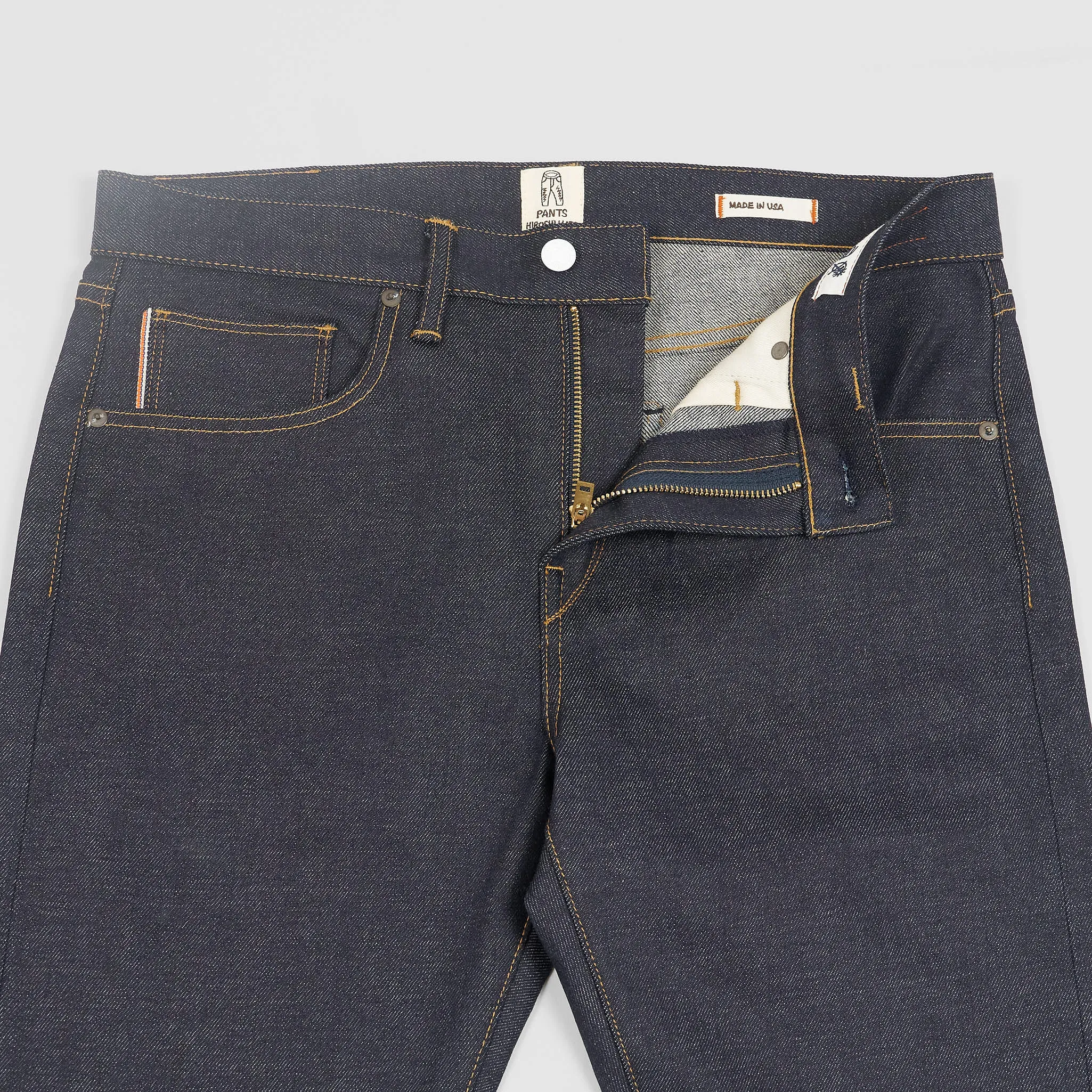 Hiroshi Kato The Scissors Zip Fly Raw Selvage Denim Jeans Skinny Slim sold by DeeCee style product image thumbnail 5