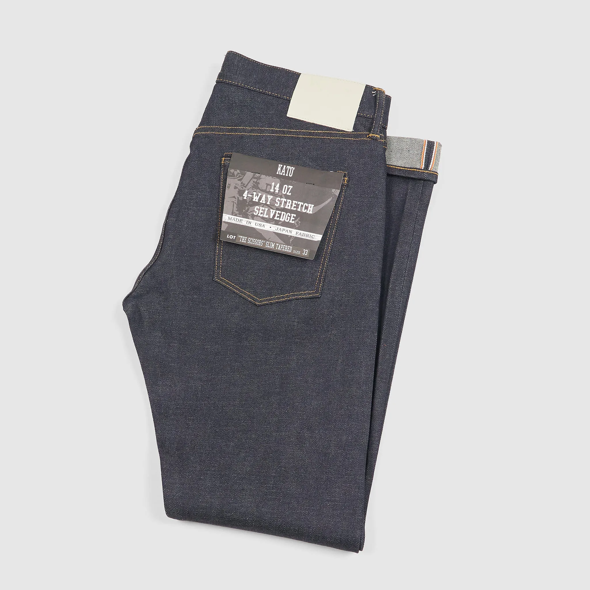 Hiroshi Kato The Scissors Zip Fly Raw Selvage Denim Jeans Skinny Slim sold by DeeCee style product image thumbnail 3