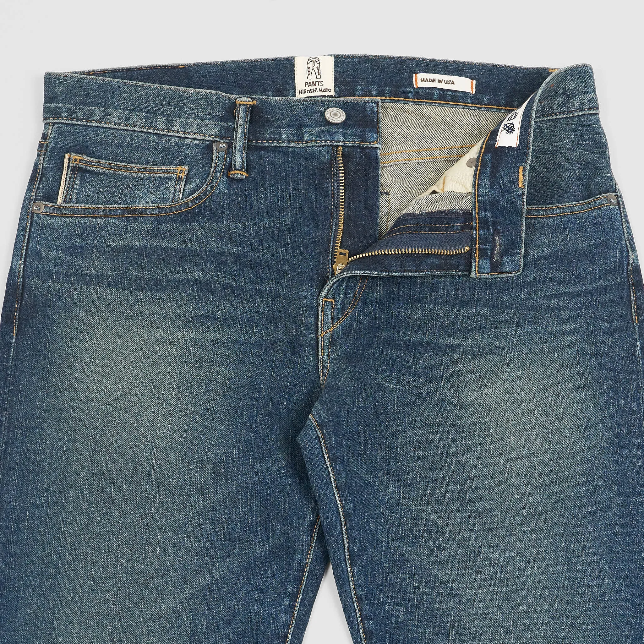 Hiroshi Kato The Pen Zip Fly Selvage Denim Classic Fit sold by DeeCee style product image thumbnail 5