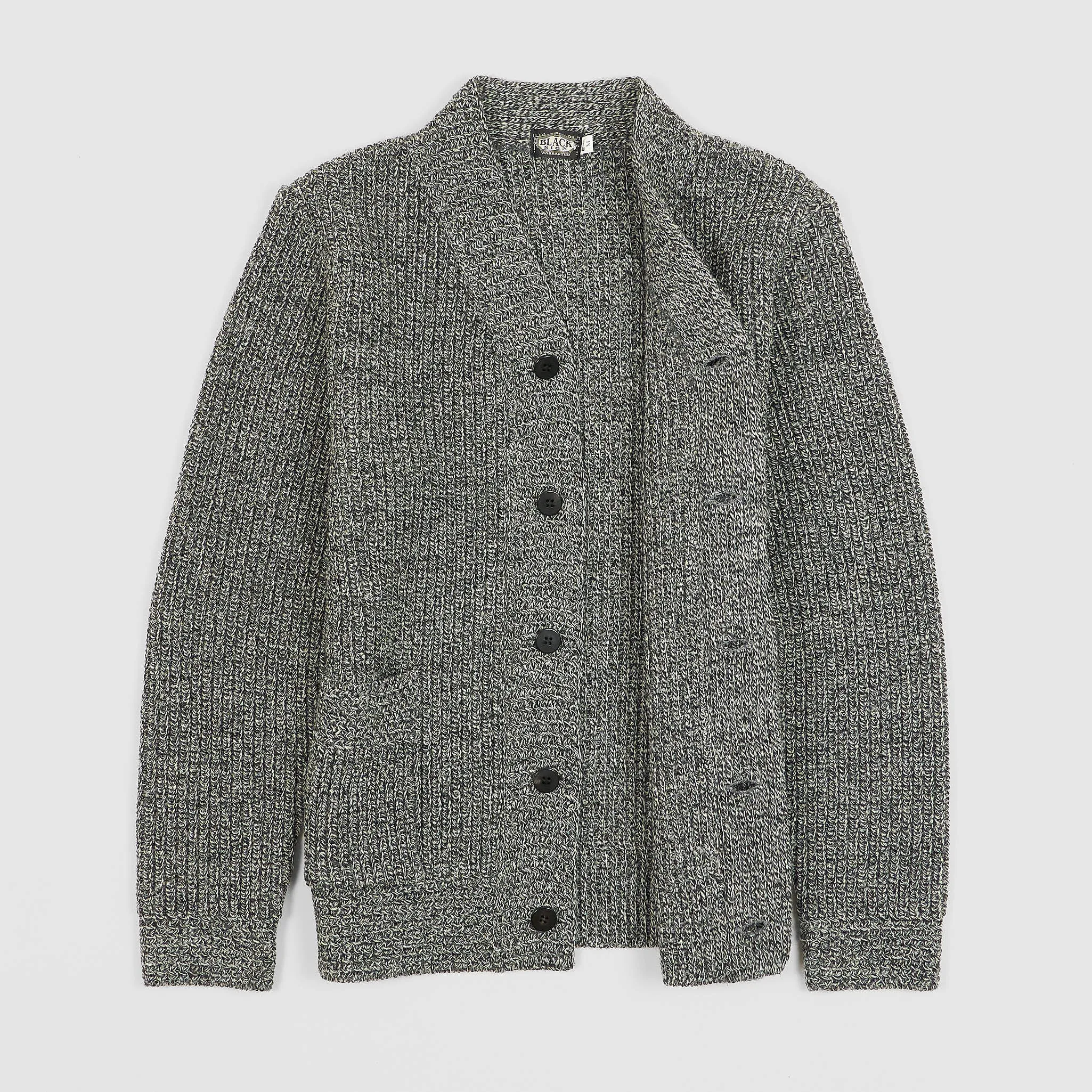 Black Sign Shallow Neck Cardiagan sold by DeeCee style product image thumbnail 4