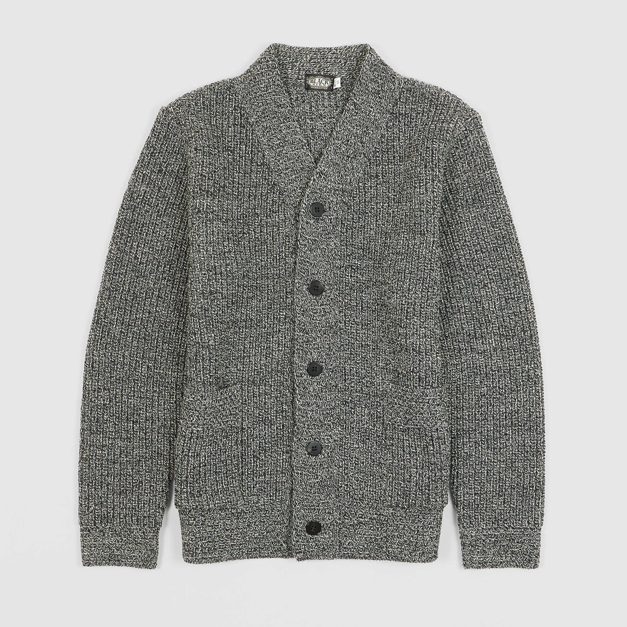 Black Sign Shallow Neck Cardiagan sold by DeeCee style