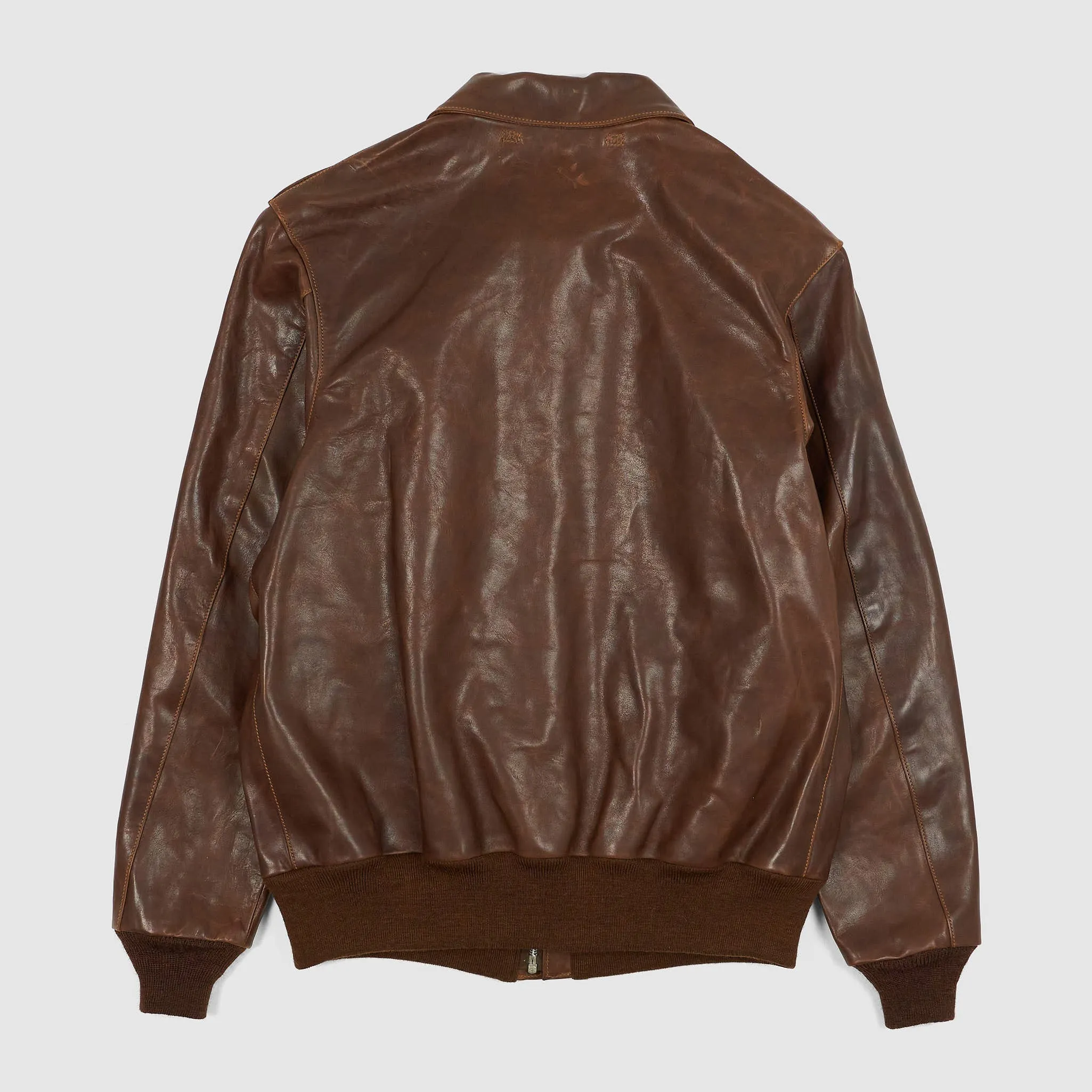 Eastman A-2 Slender Leather Jacket sold by DeeCee style product image thumbnail 3