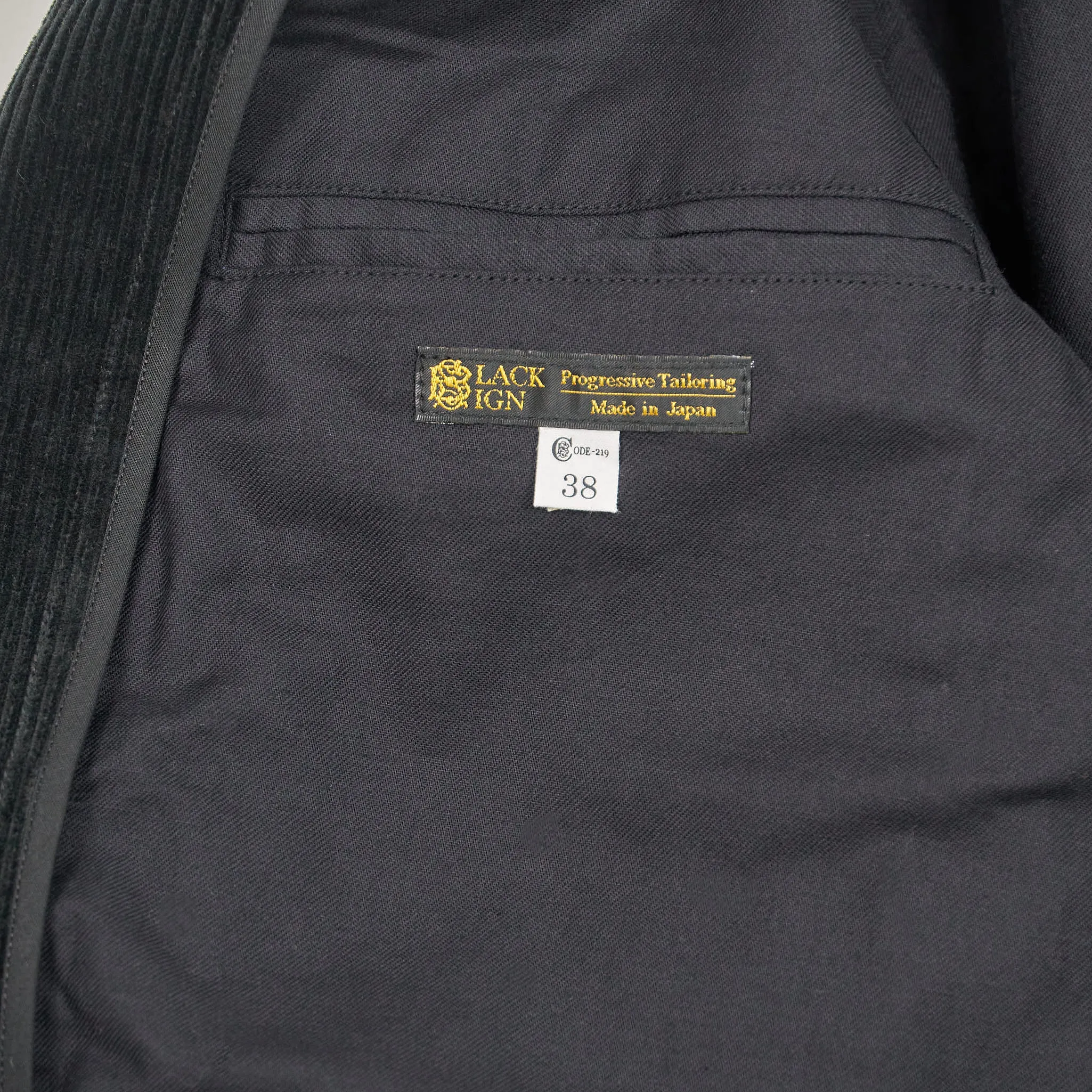 Black Sign Corduroy Blazer sold by DeeCee style product image thumbnail 5