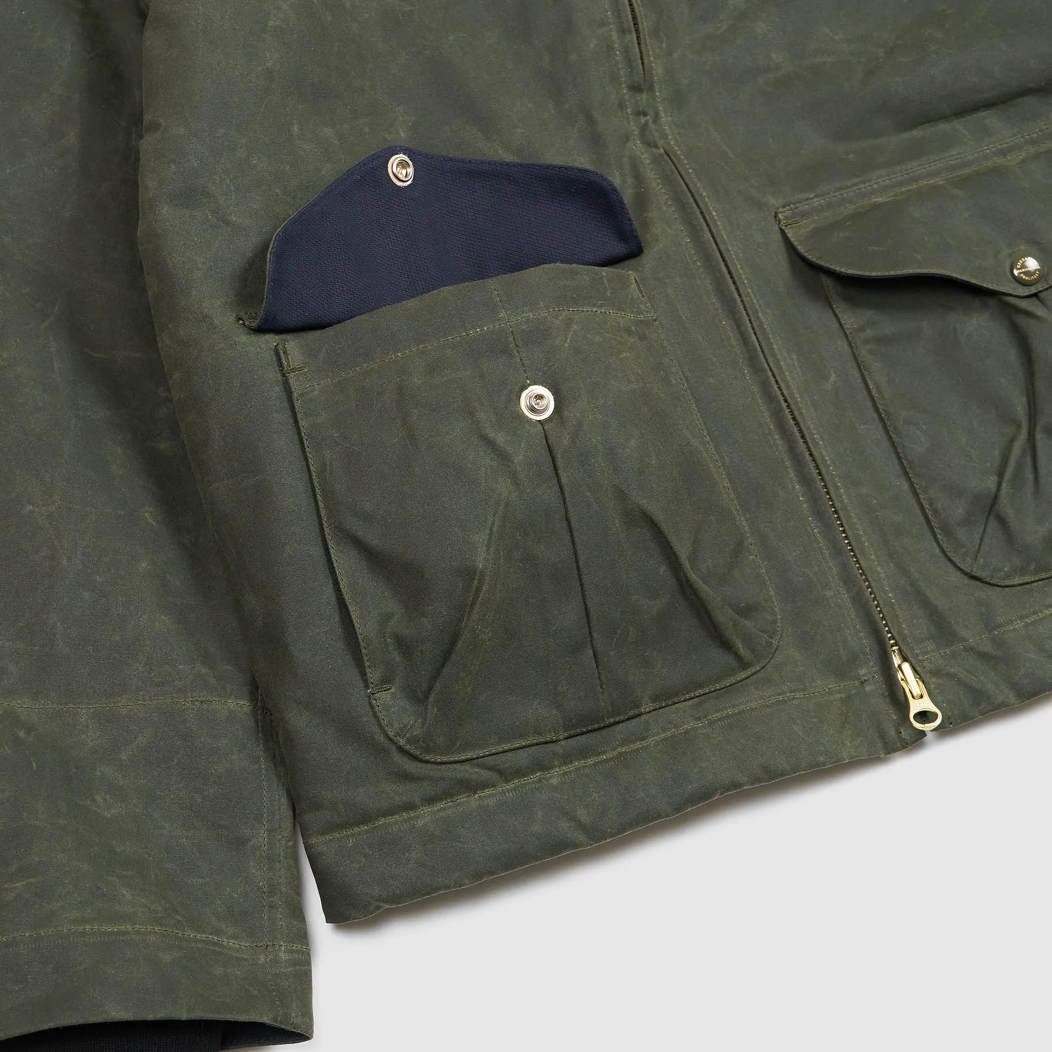 Manifattura Ceccarelli Hooded Waxed Jacket W/ Wool Padding sold by DeeCee style product image thumbnail 5