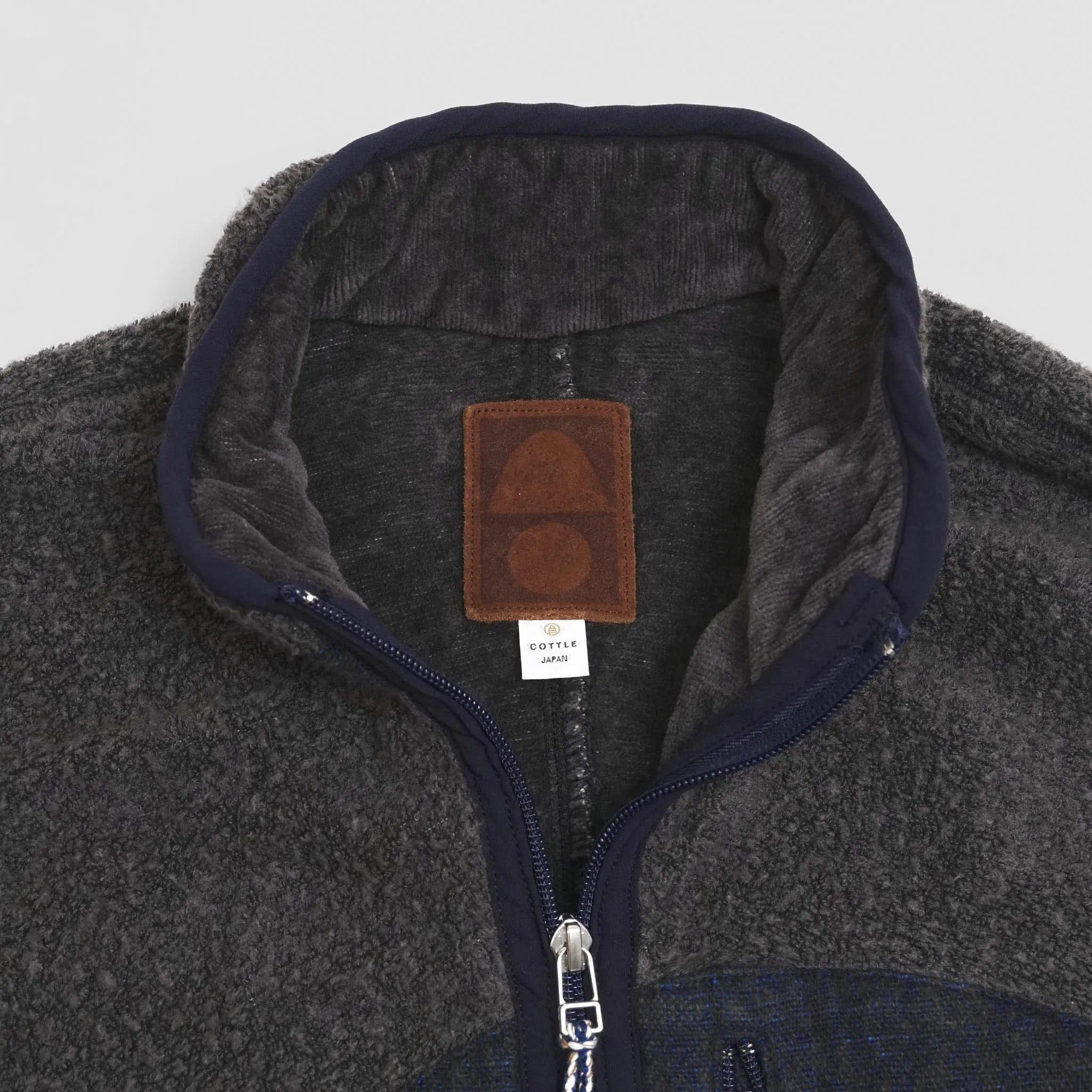 Cottle Natural Organic Sunset Cotton Yak Pile Fleece Jacket Charcoal sold by DeeCee style product image thumbnail 4