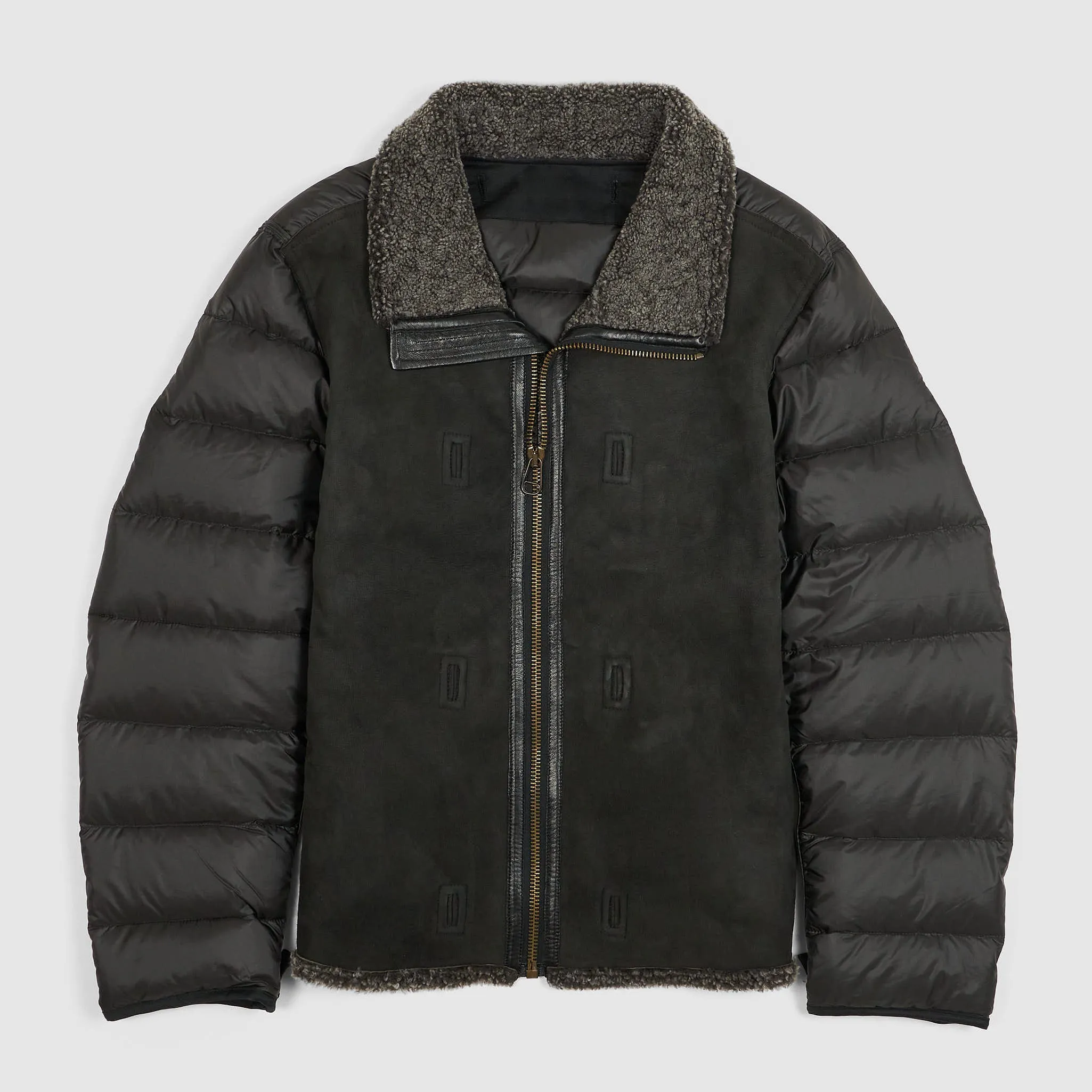 Ten c Down Liner with Shearling Front sold by DeeCee style