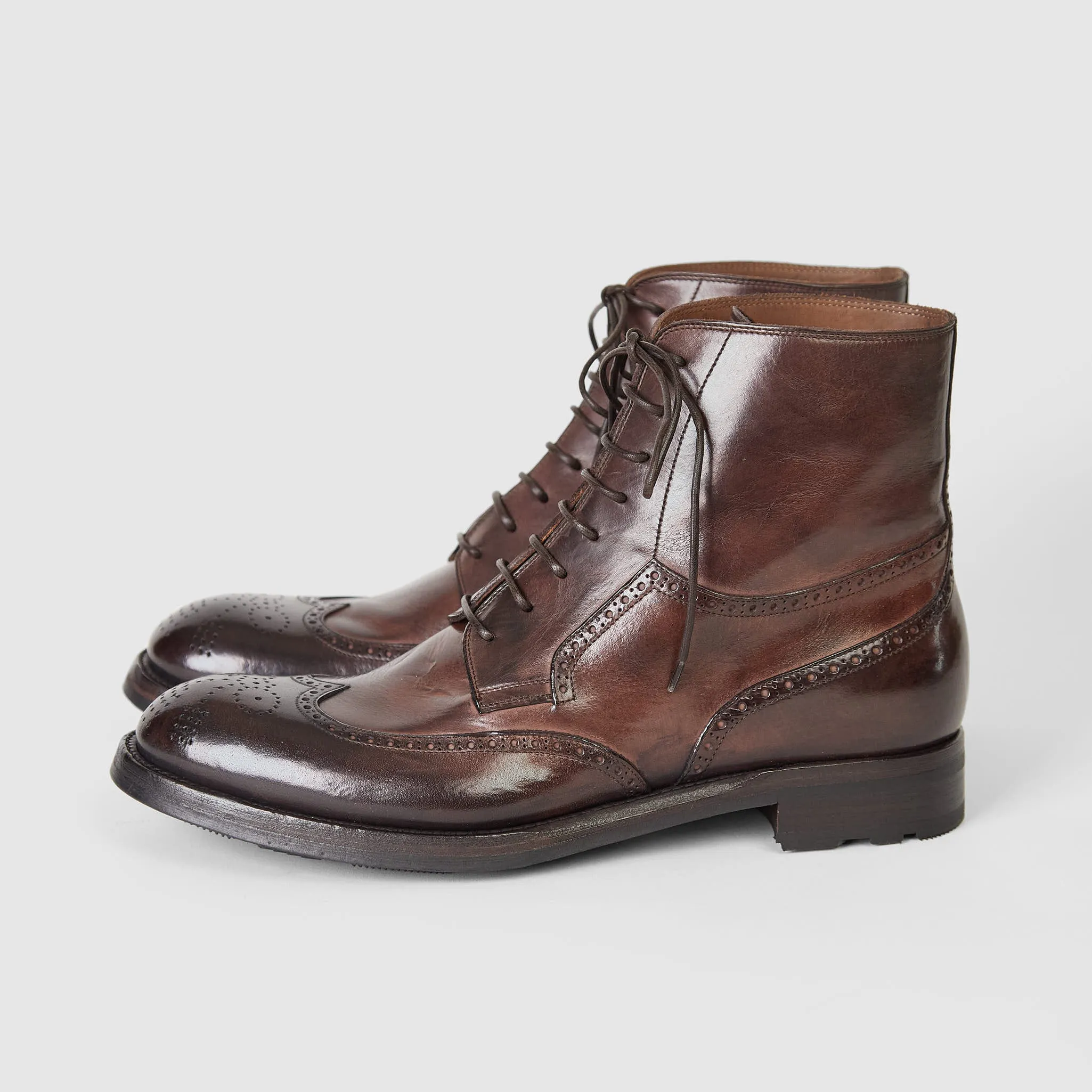 Silvano Sassetti Lace-Up Brogue Boots sold by DeeCee style product image thumbnail 5
