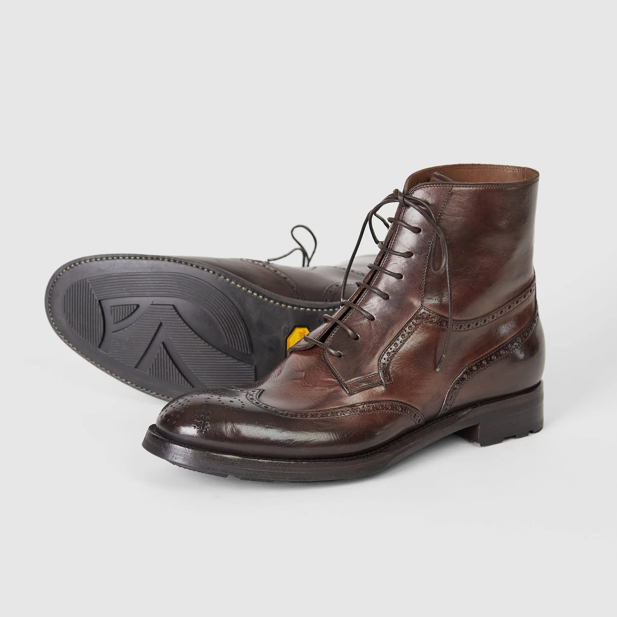 Silvano Sassetti Lace-Up Brogue Boots sold by DeeCee style product image thumbnail 2