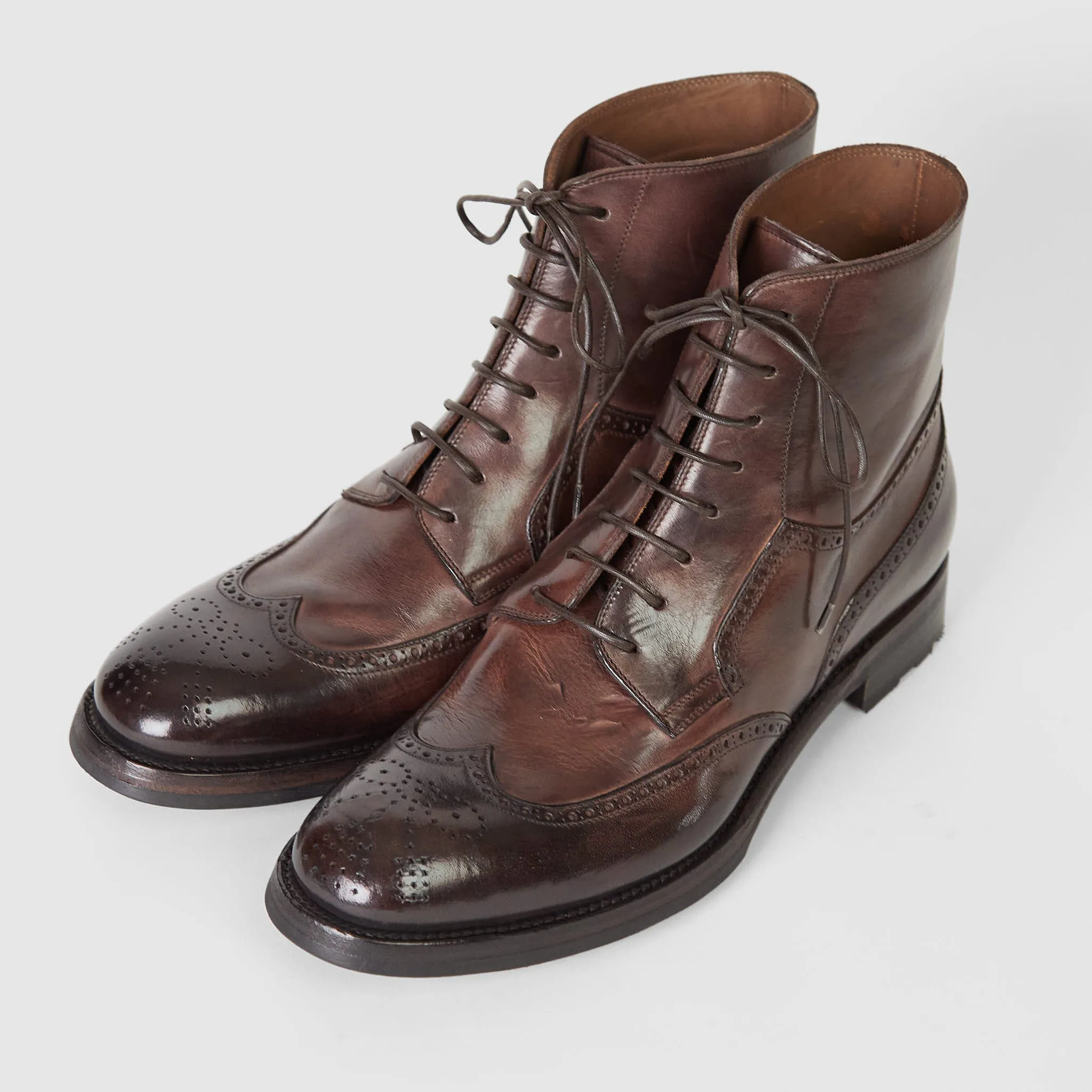 Silvano Sassetti Lace-Up Brogue Boots sold by DeeCee style product image thumbnail 3