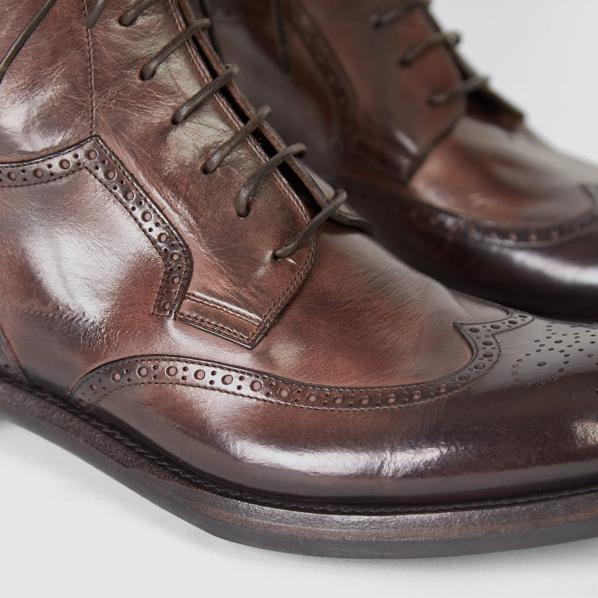 Silvano Sassetti Lace-Up Brogue Boots sold by DeeCee style product image thumbnail 4