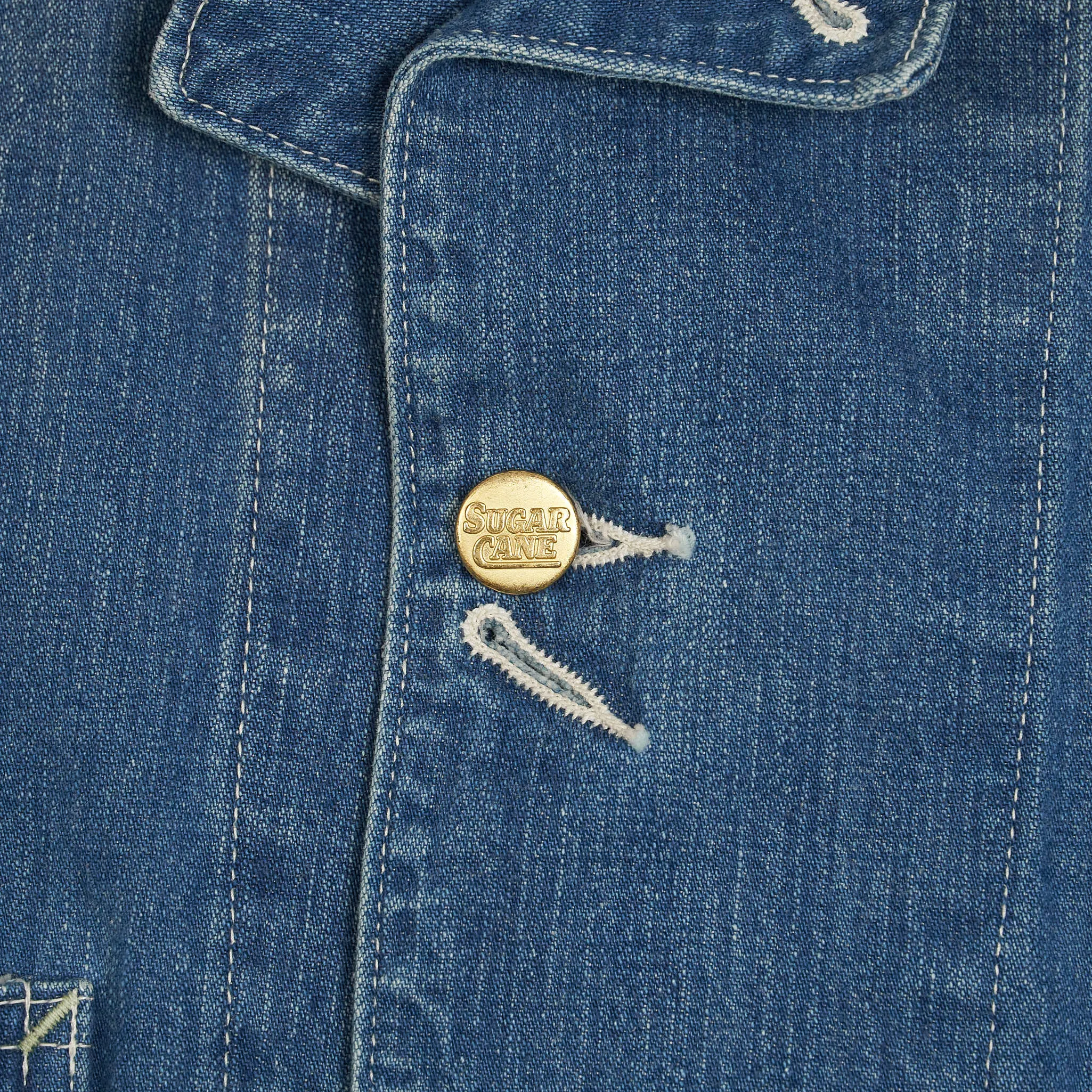 Sugar Cane Model Aged Washed Work Coat sold by DeeCee style product image thumbnail 4