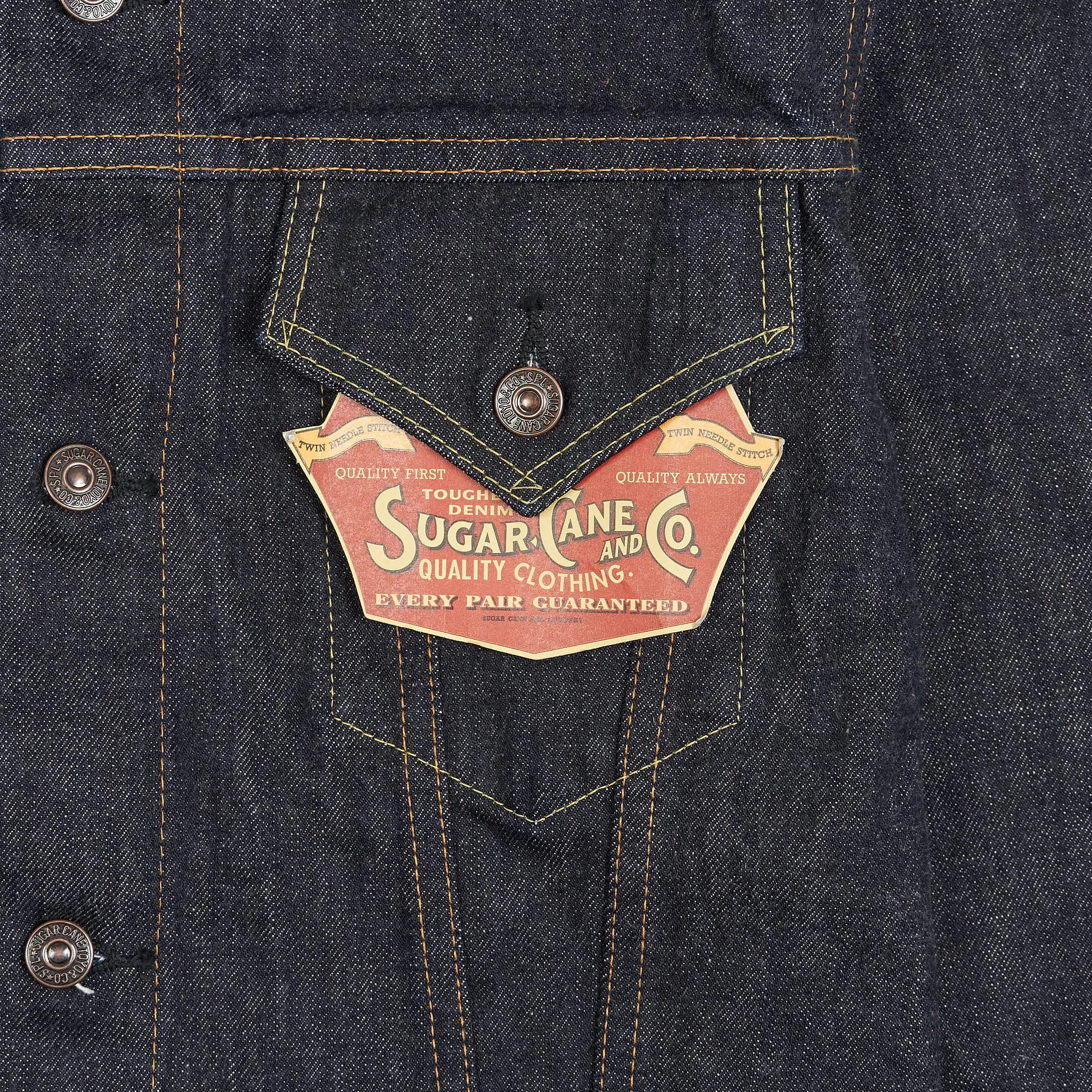 Sugar Cane Model 1962 14.oz.Denim Jeans Jacket sold by DeeCee style product image thumbnail 5