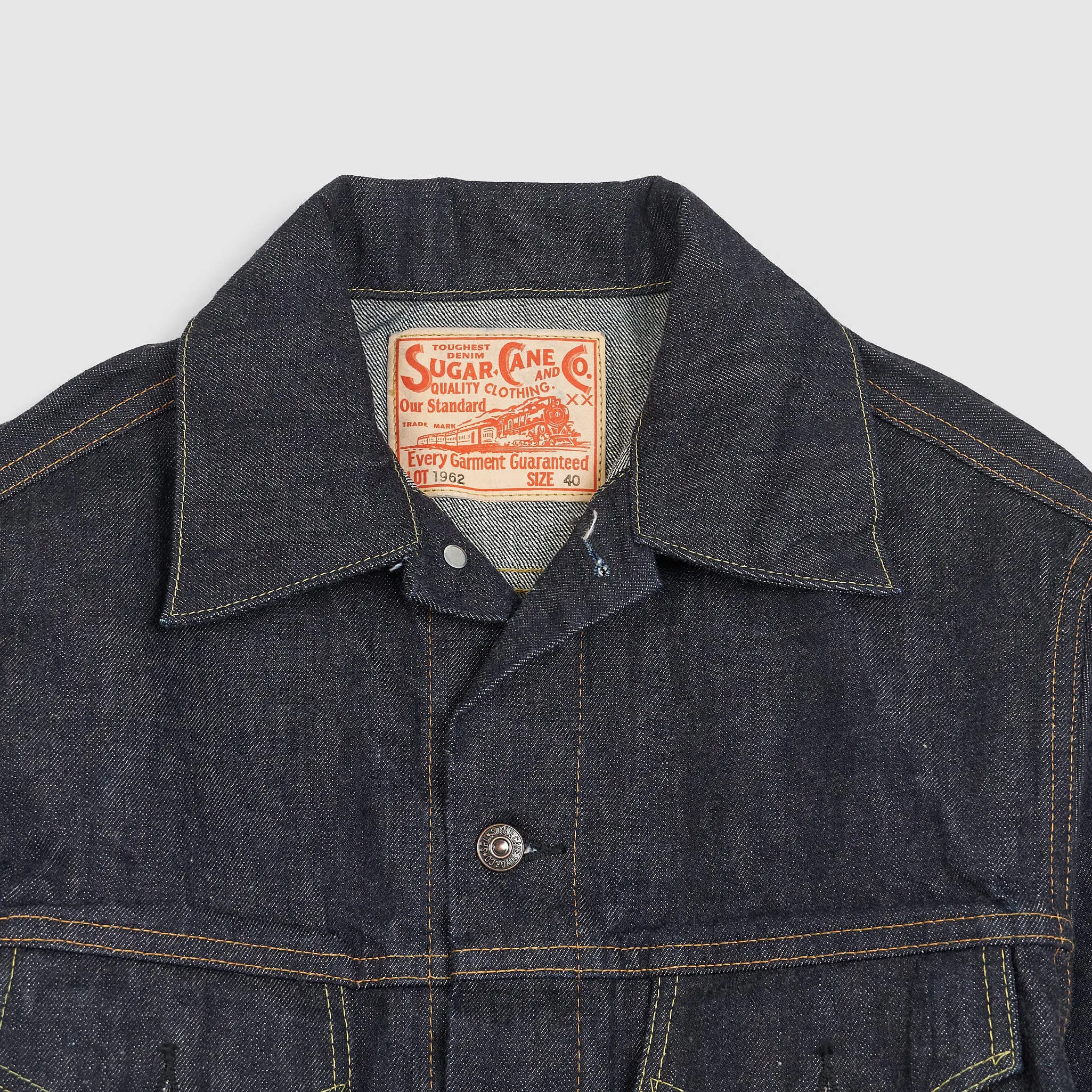 Sugar Cane Model 1962 14.oz.Denim Jeans Jacket sold by DeeCee style product image thumbnail 4