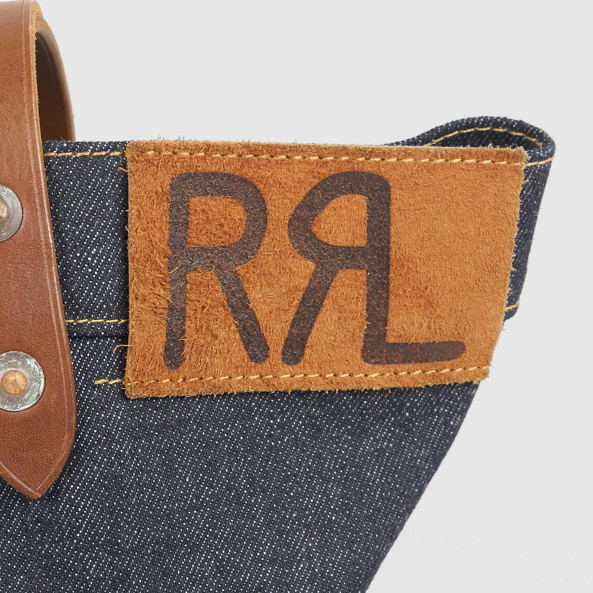 Double RL Denim Tote Bag sold by DeeCee style product image thumbnail 3