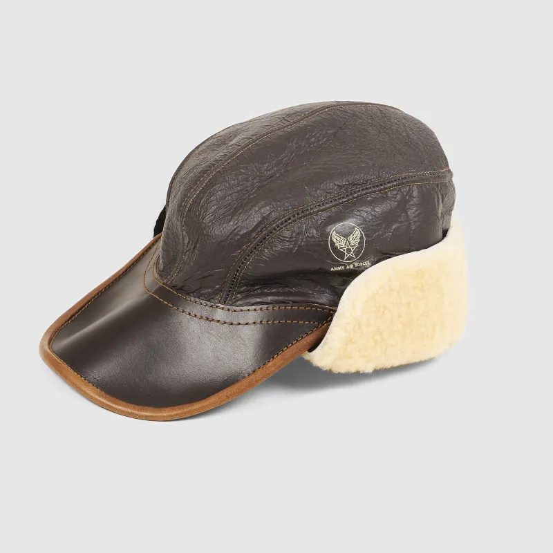 Eastman B2 Shearling Flying Winter Cap sold by DeeCee style