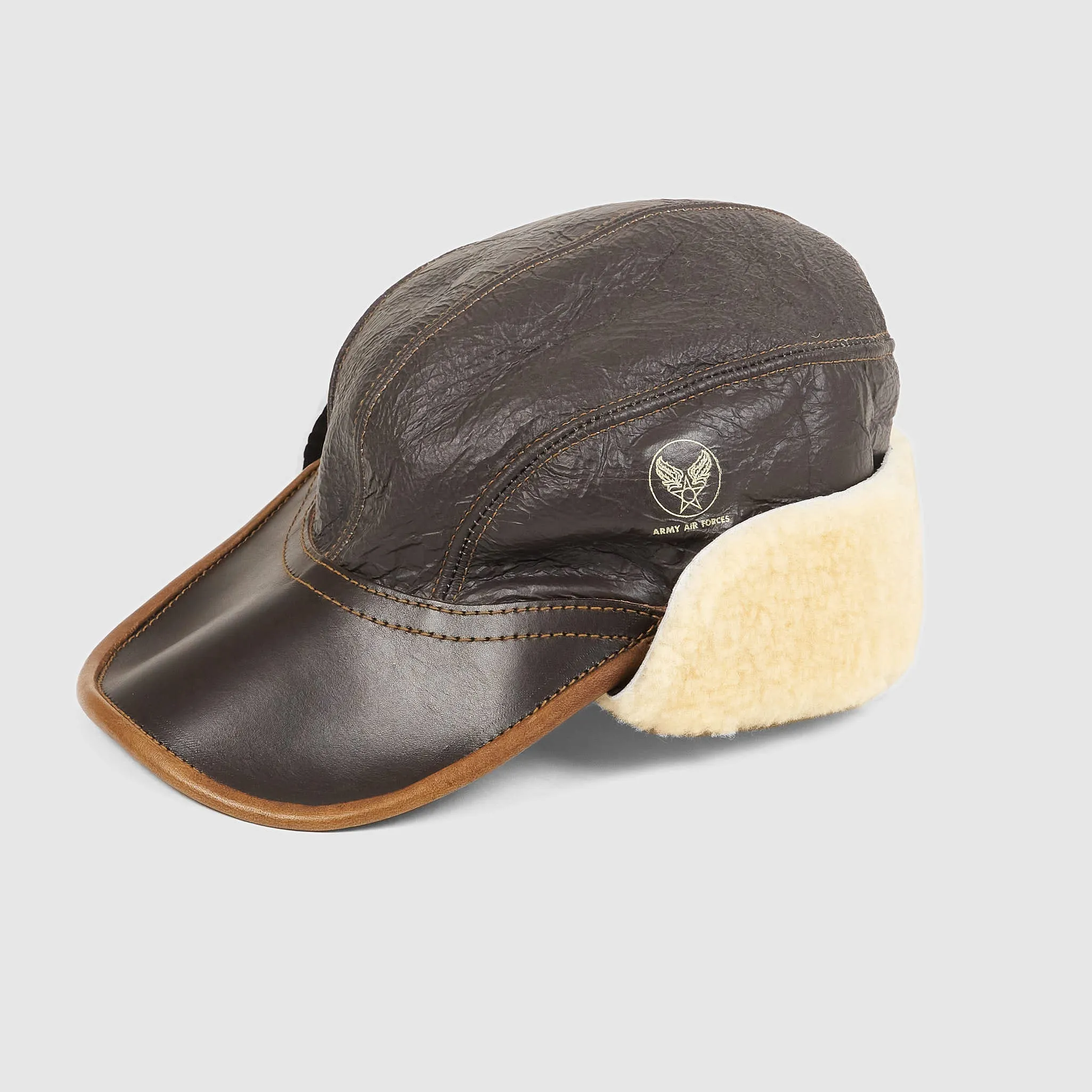 Eastman B2 Shearling Flying Winter Cap sold by DeeCee style