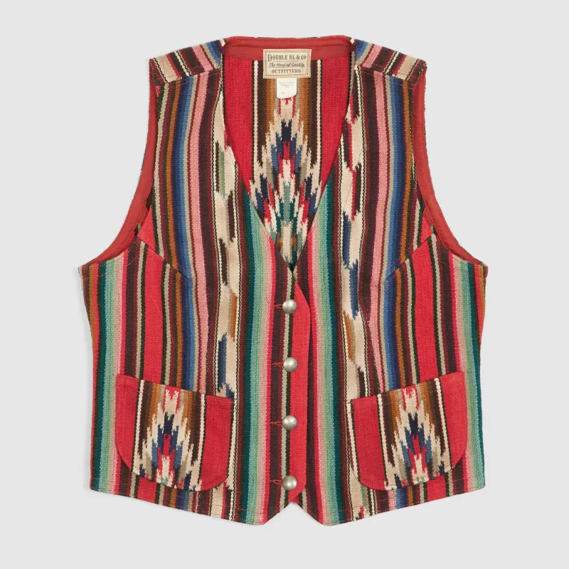 Double RL LadiesSouthwestern handoven Waistcoat sold by DeeCee style