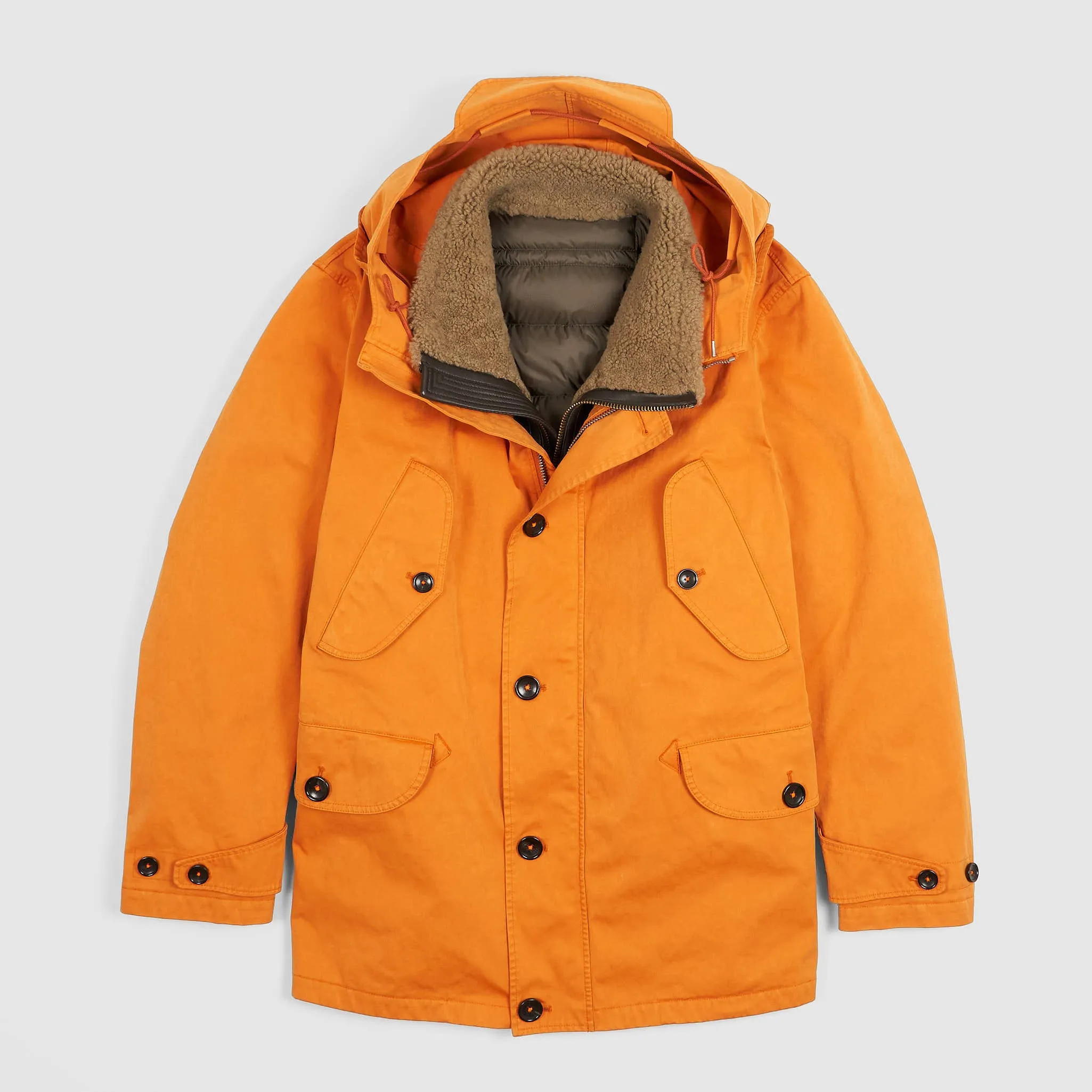 Ten c Sniper Parka 3 in 1 Complete with Shearling Liner Jacket sold by DeeCee style