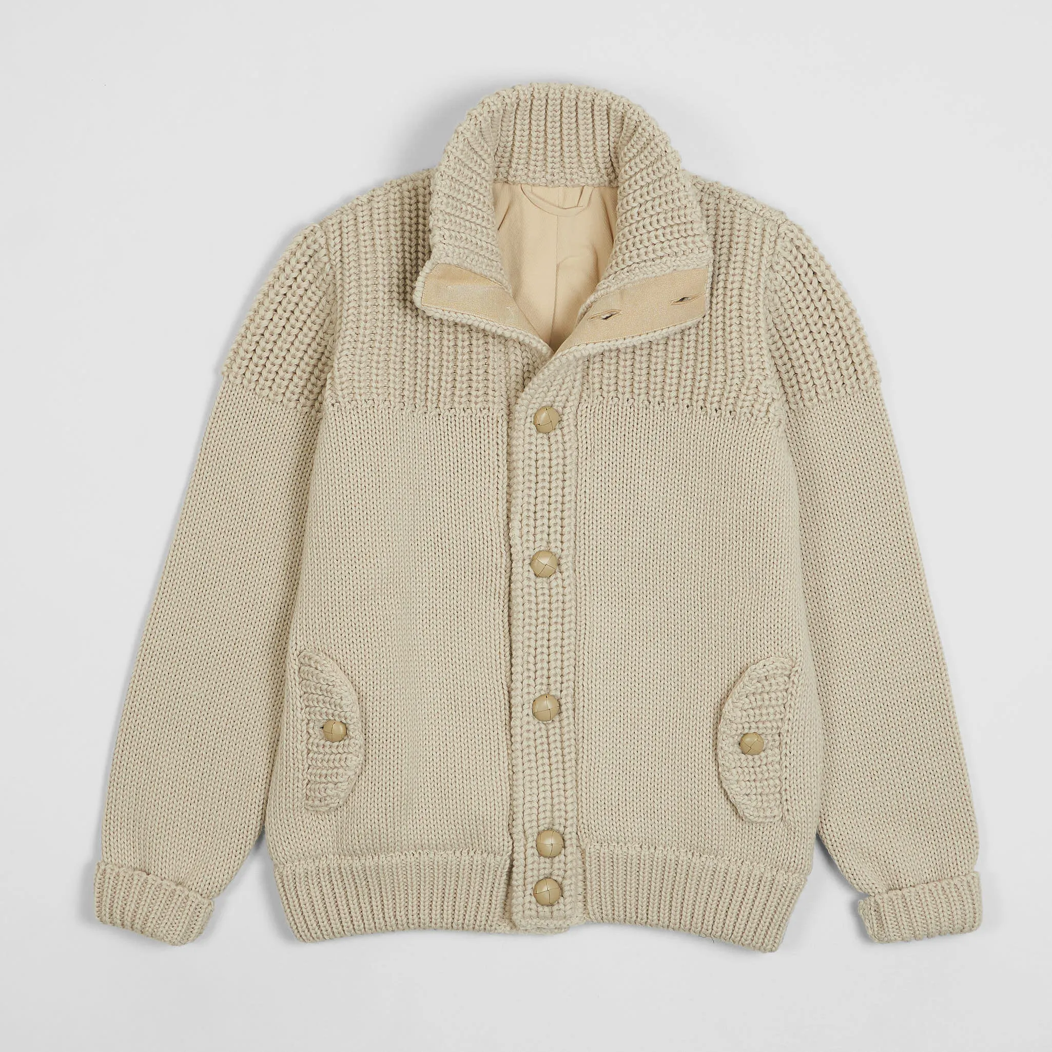 Roberto Collina Archive Heavyweight Cotton Lined Cardigan sold by DeeCee style