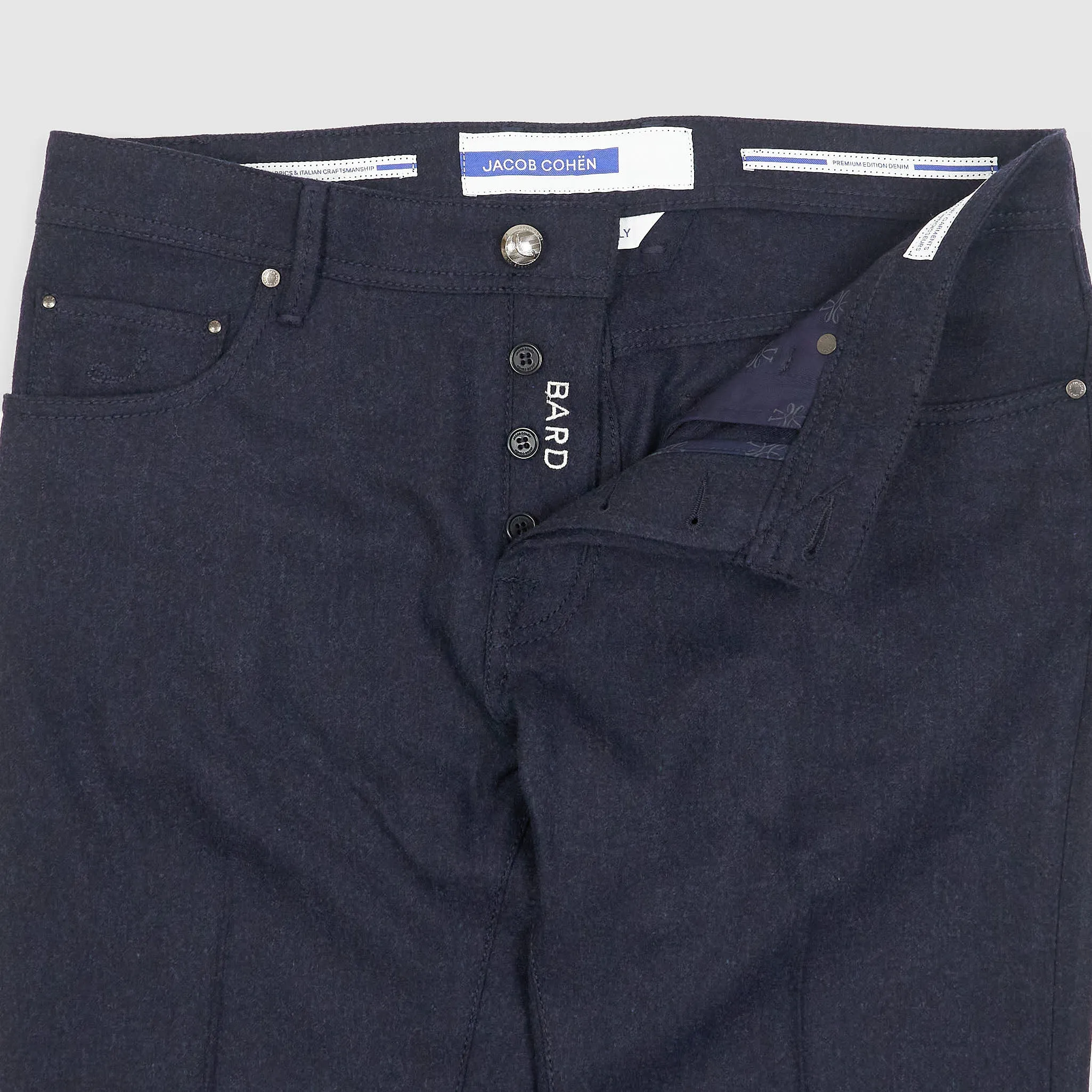 Jacob Cohen 5 Pocket Slim Fit Wool Blend Jeans sold by DeeCee style product image thumbnail 4