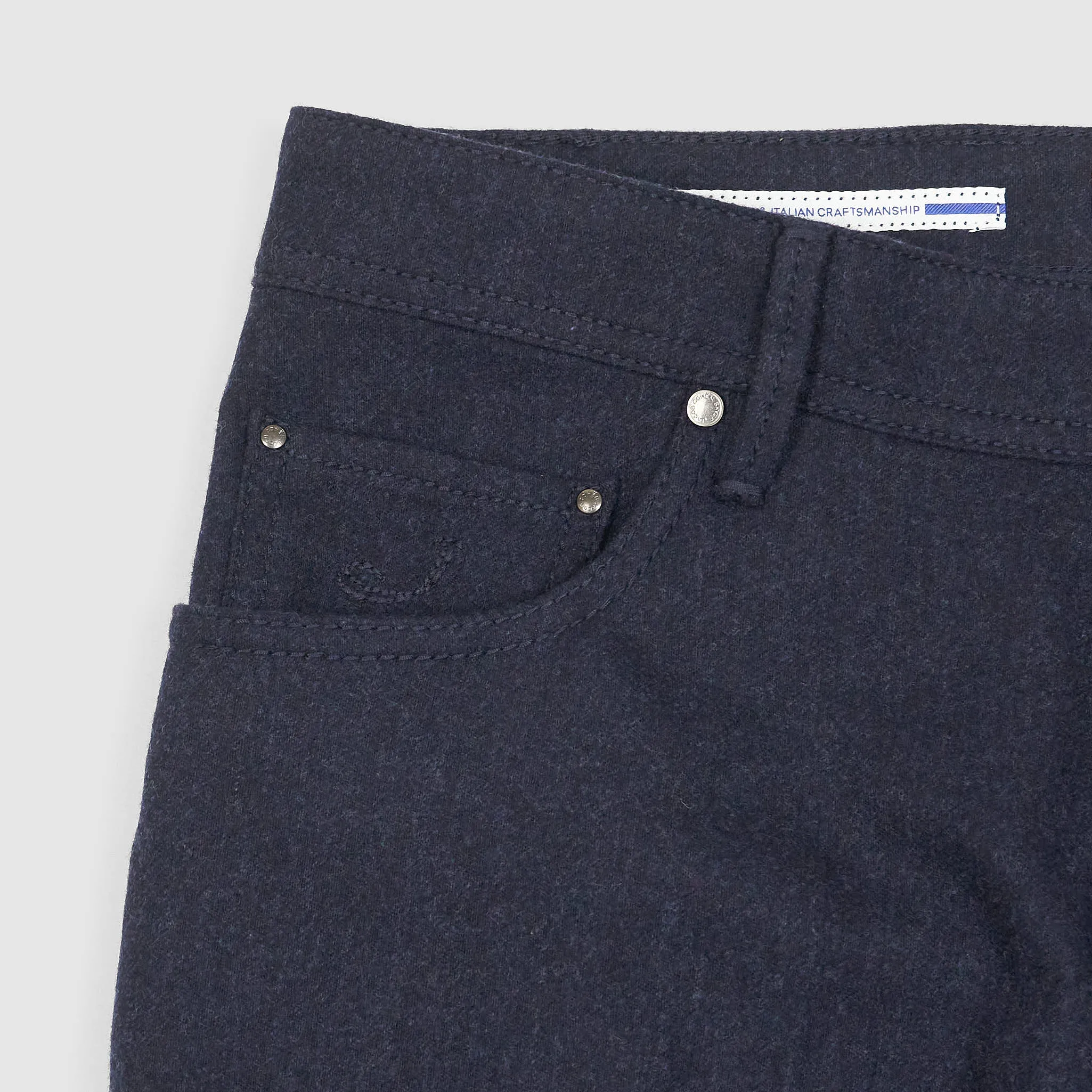 Jacob Cohen 5 Pocket Slim Fit Wool Blend Jeans sold by DeeCee style product image thumbnail 5