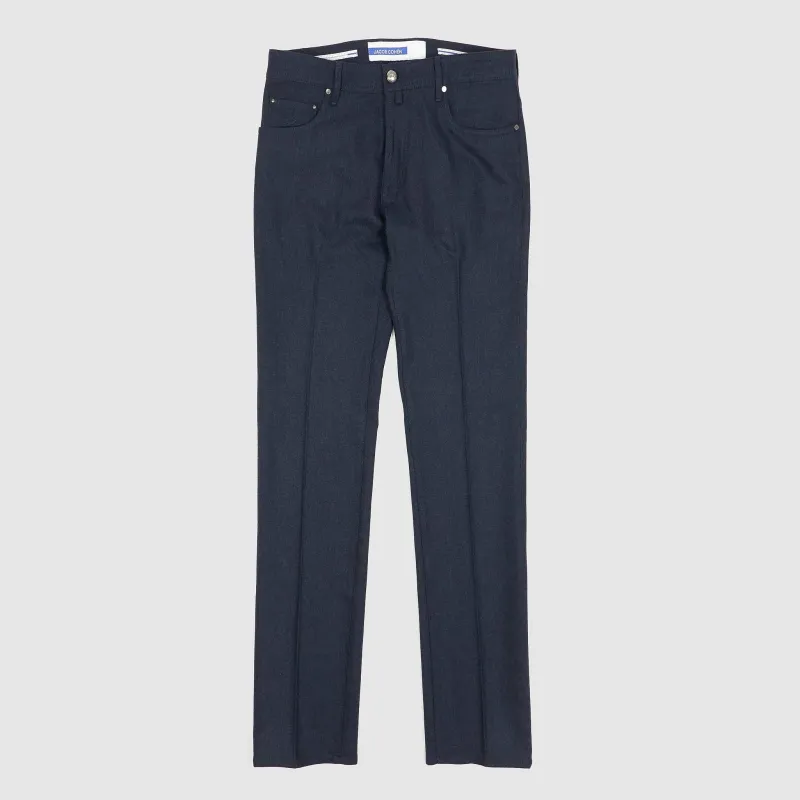 Jacob Cohen 5 Pocket Slim Fit Wool Blend Jeans sold by DeeCee style
