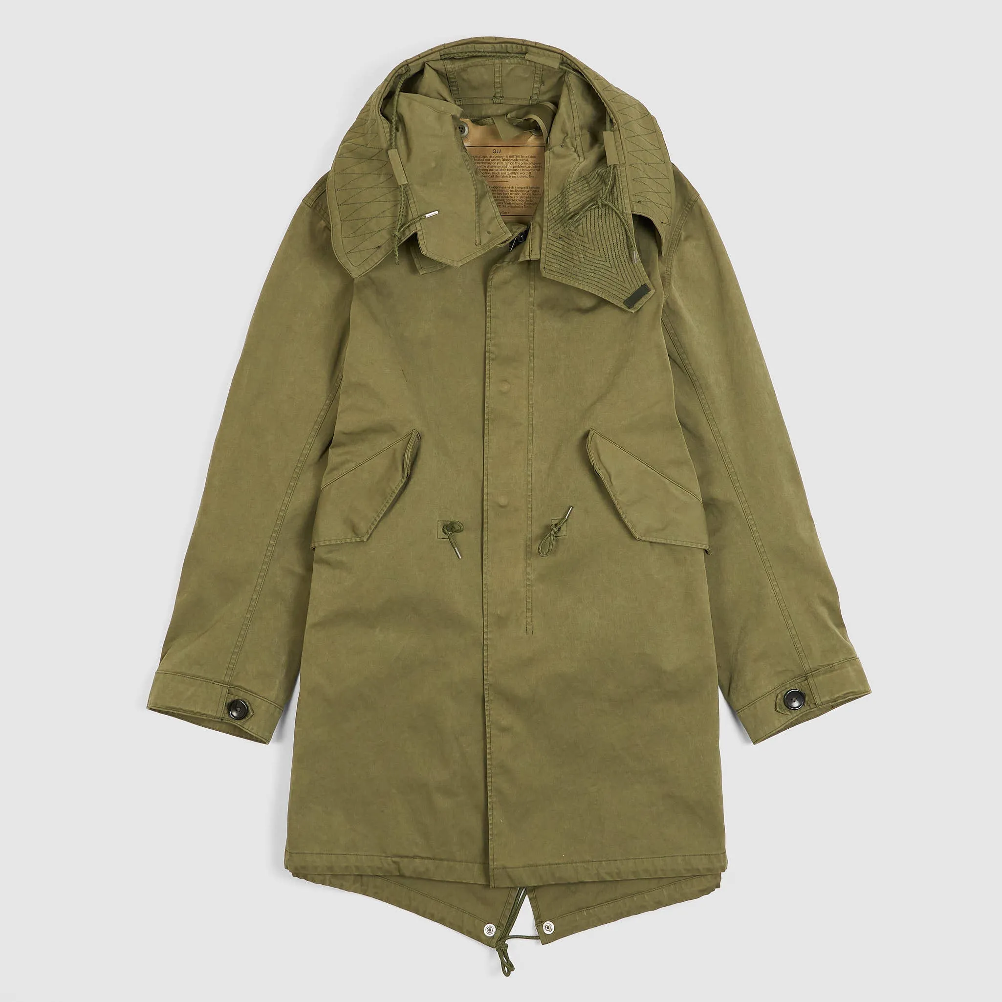 Ten c Fishtail Parka Unlined sold by DeeCee style