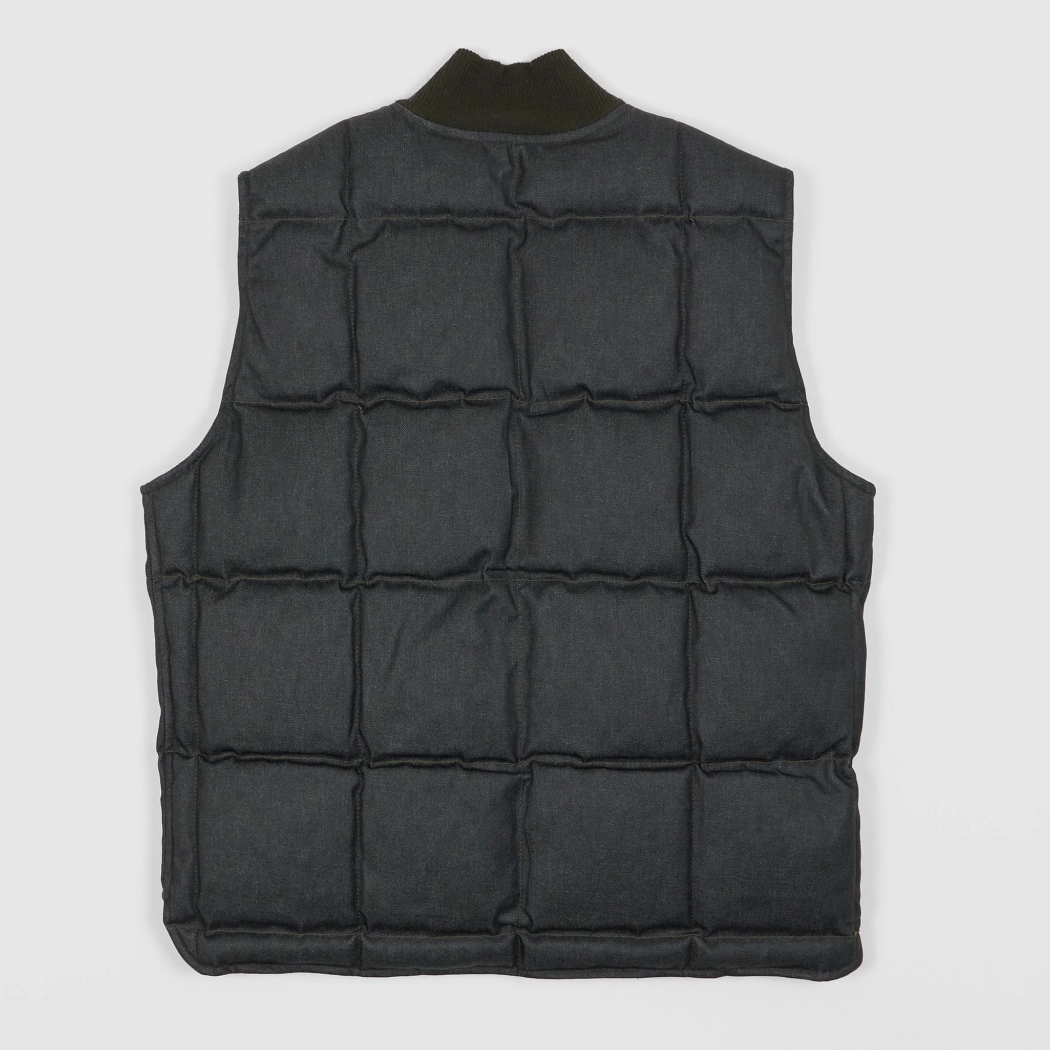 Double RL Quilted Coated Denim Vest sold by DeeCee style product image thumbnail 2