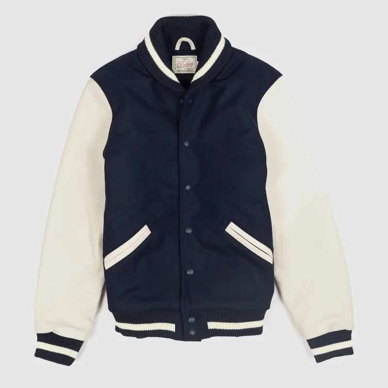 Melton Wool Varsity Jacket | Parallel