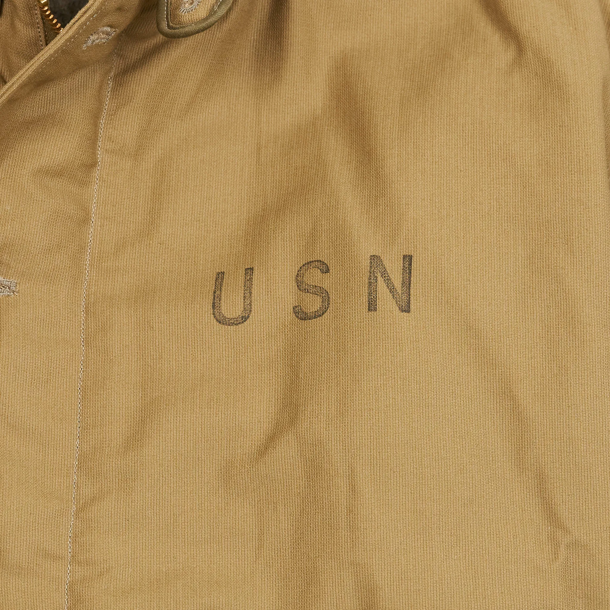 Buzz Rickson's N1 Deck-Jacket Jungle Cloth Khaki USN sold by DeeCee style product image thumbnail 5