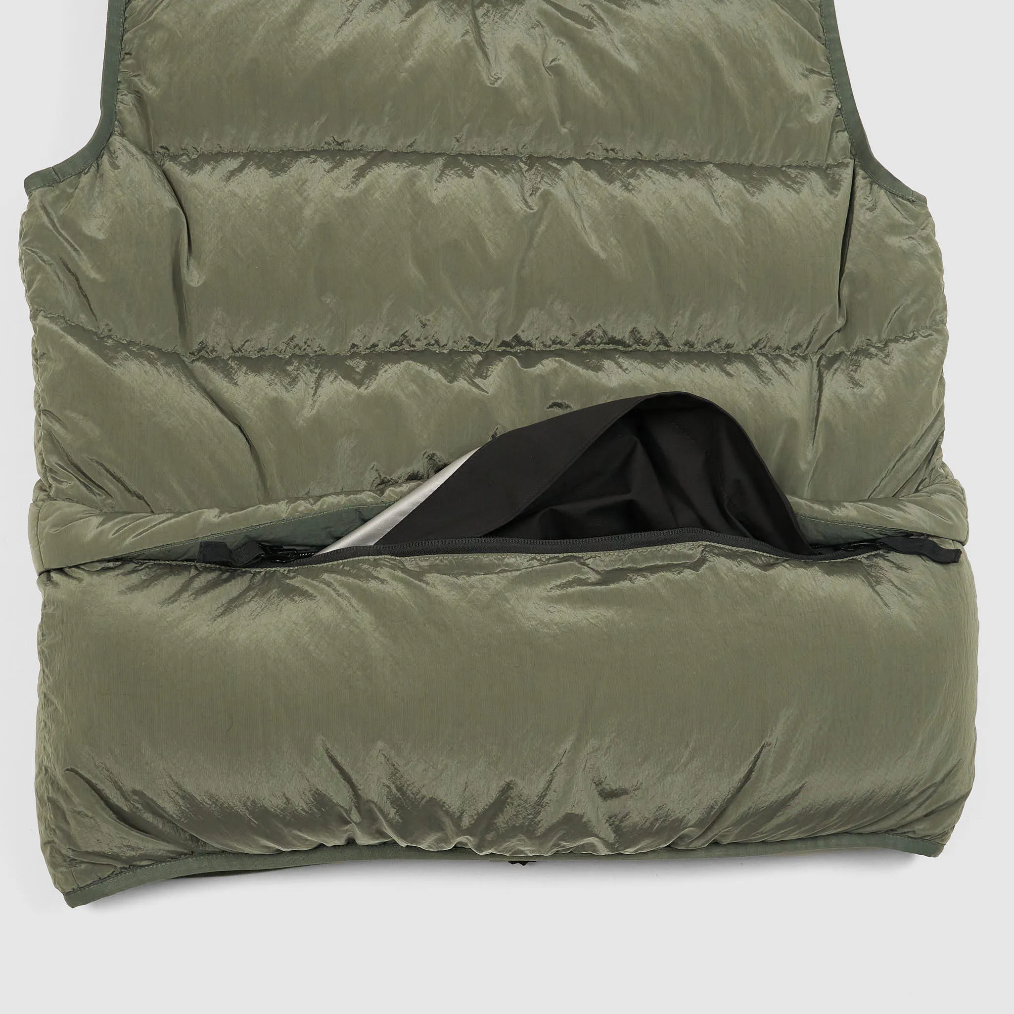 Stone Island Multifunctional Down Vest with Packable Gore-Tex Raincoat sold by DeeCee style product image thumbnail 3