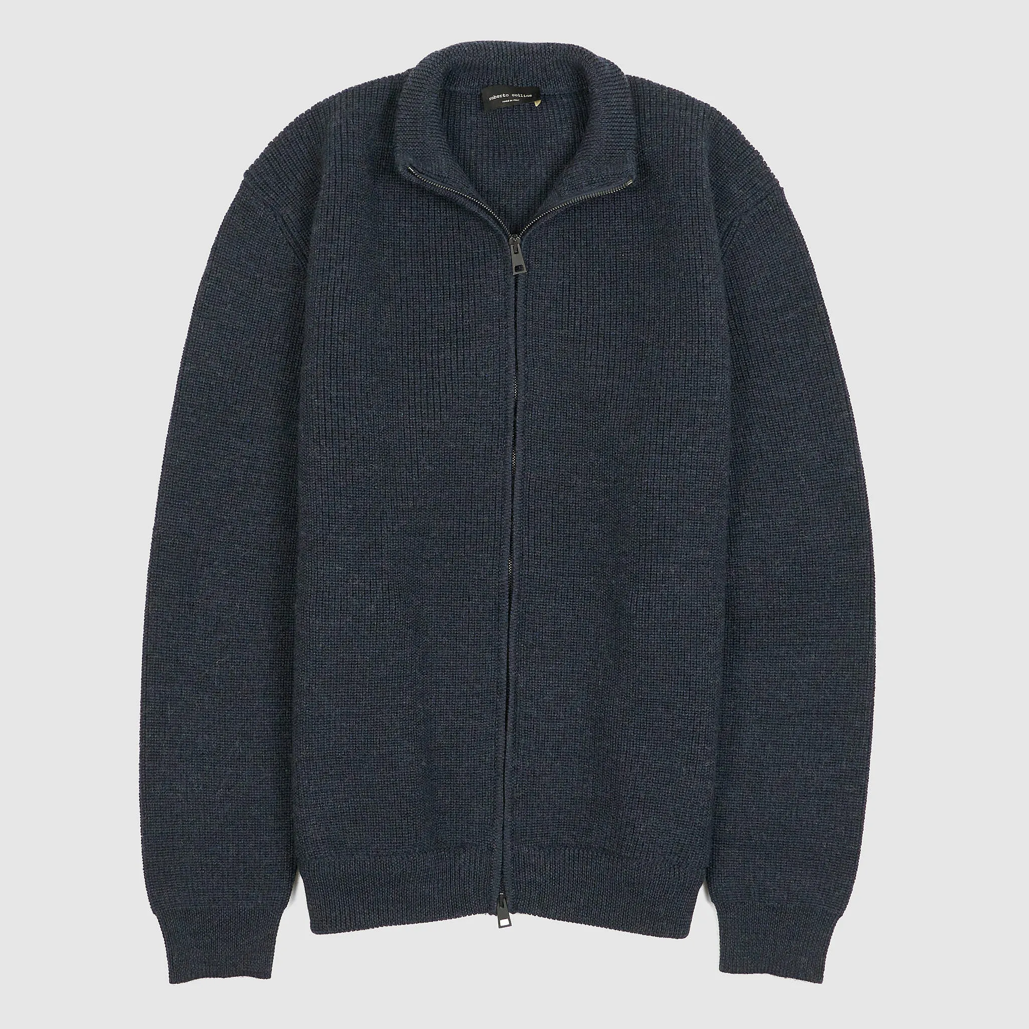 Roberto Collina Full-Zipped Knit Wool Cardigan sold by DeeCee style product image thumbnail 3