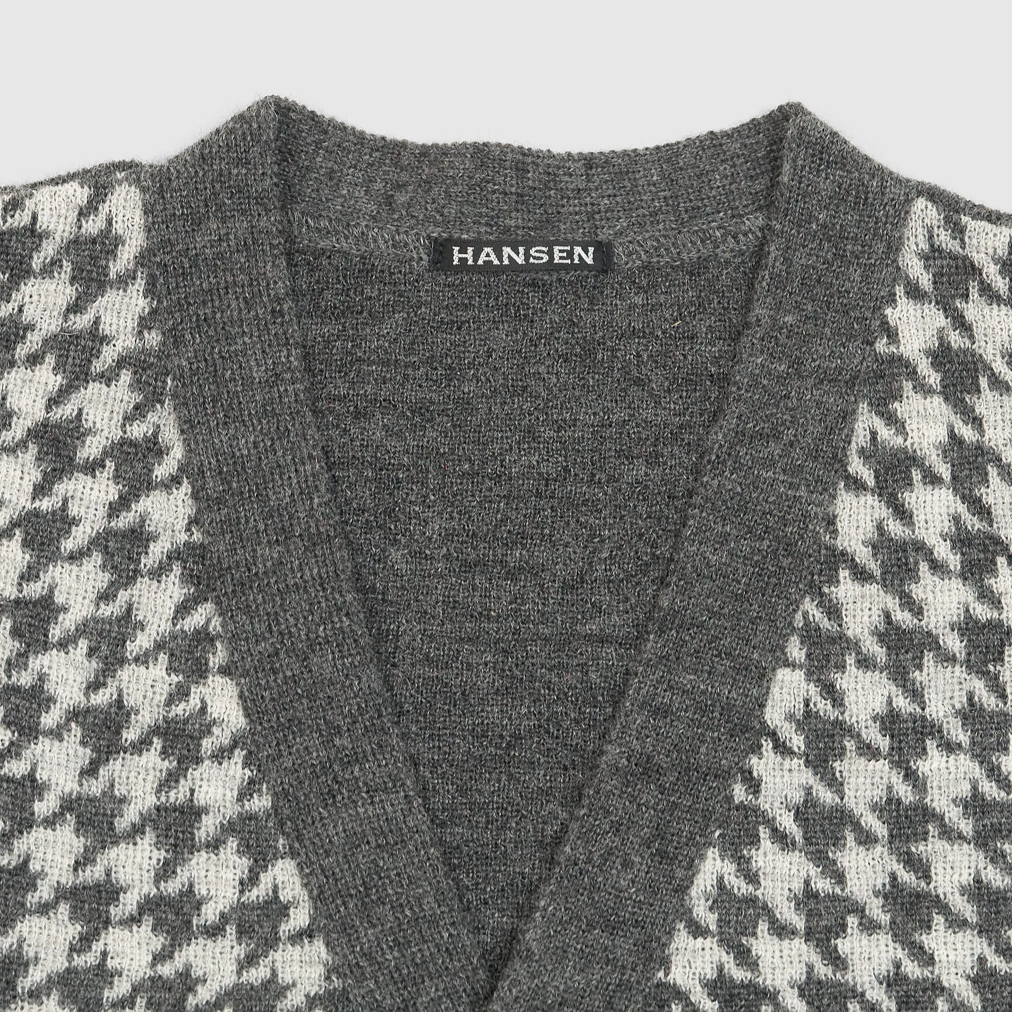 Hansen Knit Hounds Tooth Wool Cardigan sold by DeeCee style product image thumbnail 4