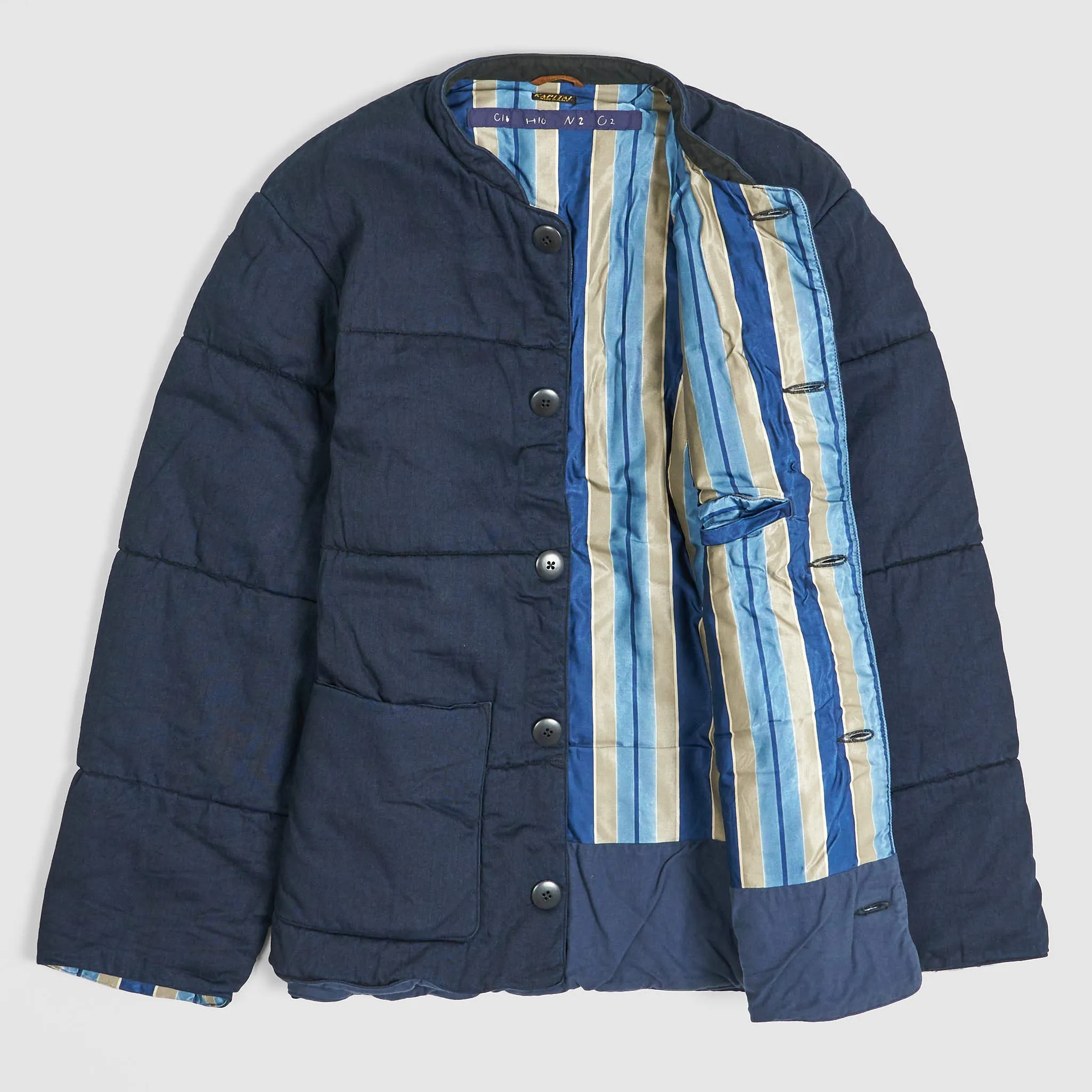 Kapital 8 oz. Indigo x Indigo Denim Quilt Work Jacket sold by DeeCee style product image thumbnail 2