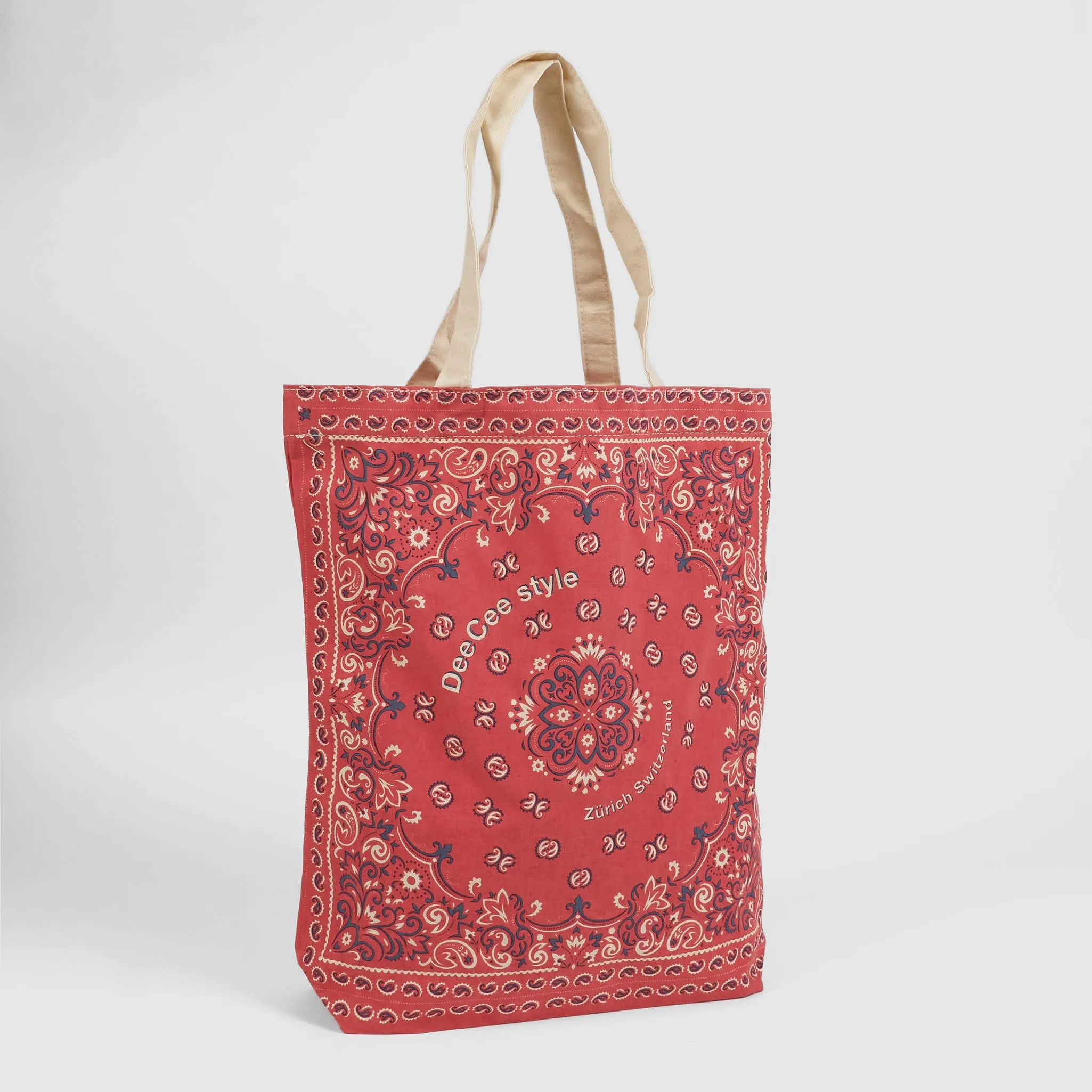 DeeCee Style Bandana Cotton Tote Bag sold by DeeCee style product image thumbnail 2