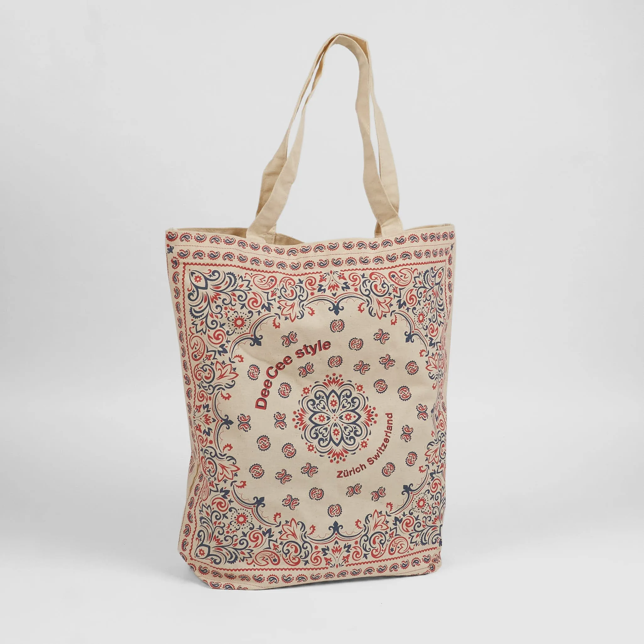 DeeCee Style Bandana Cotton Tote Bag sold by DeeCee style product image thumbnail 4