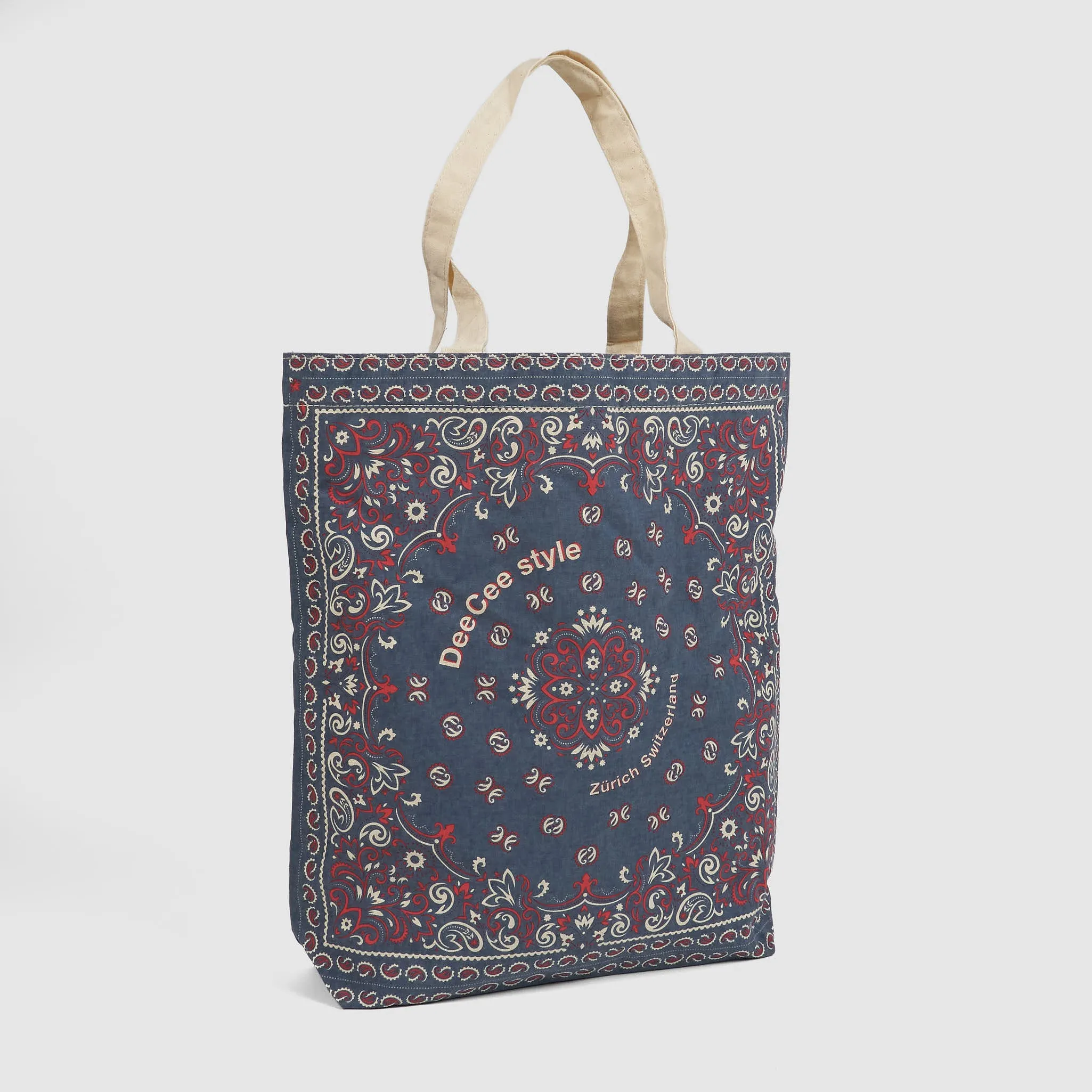 DeeCee Style Bandana Cotton Tote Bag sold by DeeCee style product image thumbnail 5
