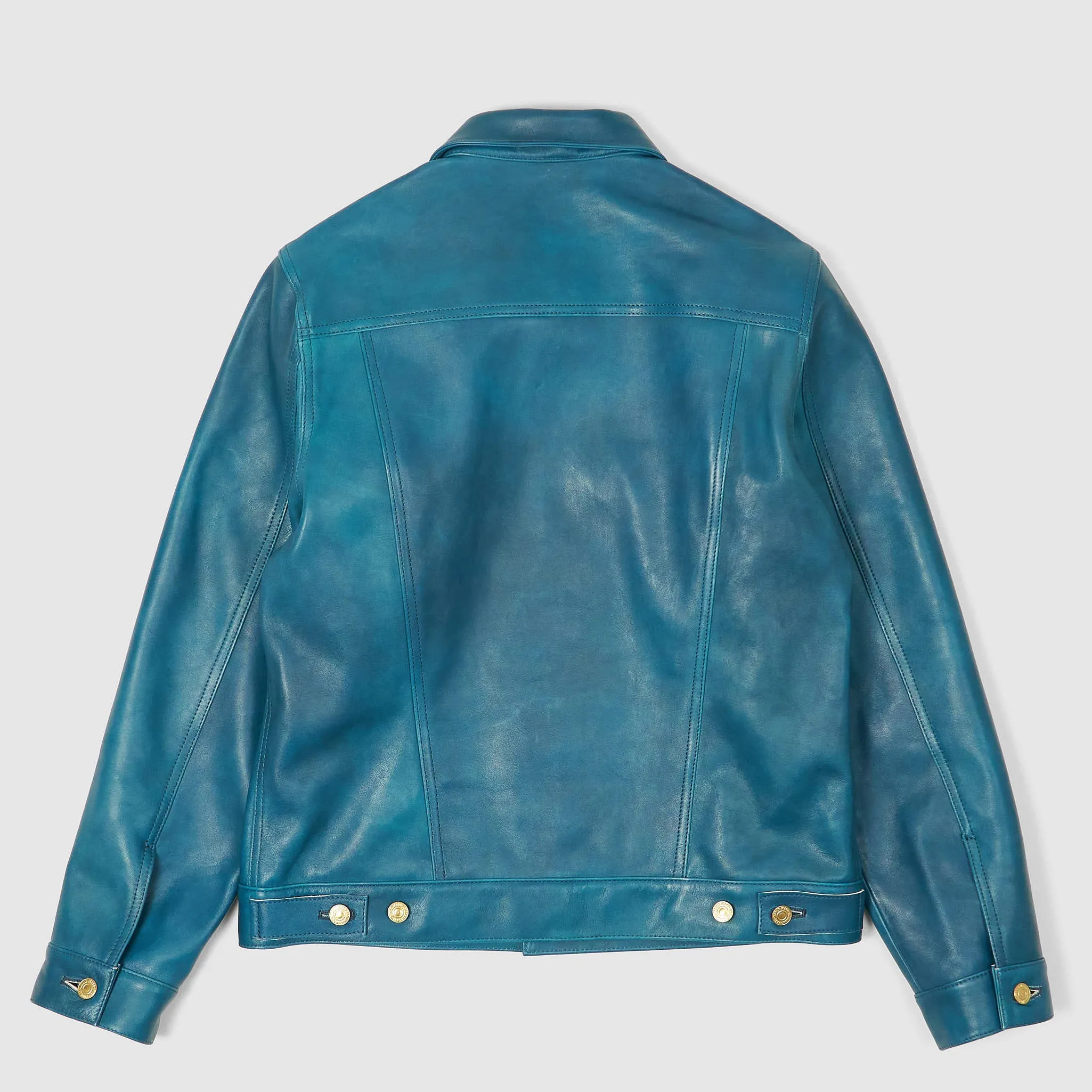 Double Helix Type 3 Indigo Horsehide Jacket sold by DeeCee style product image thumbnail 3