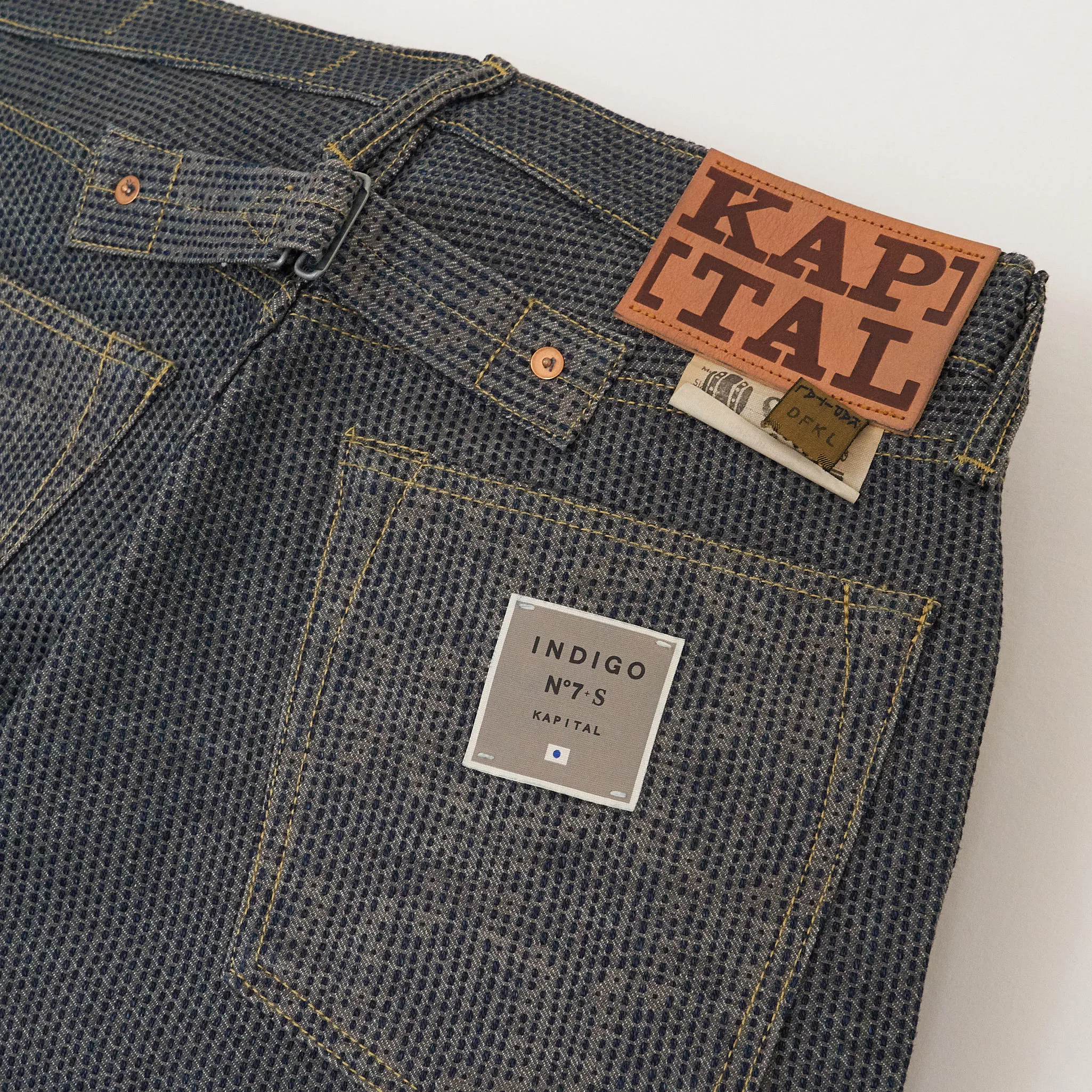 Kapital Century Denim Five Pocket with Cinch Back No. 7+S sold by DeeCee style product image thumbnail 3