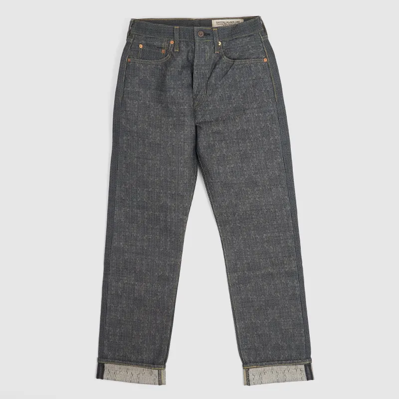 Kapital Century Denim Five Pocket with Cinch Back No. 7+S sold by DeeCee style